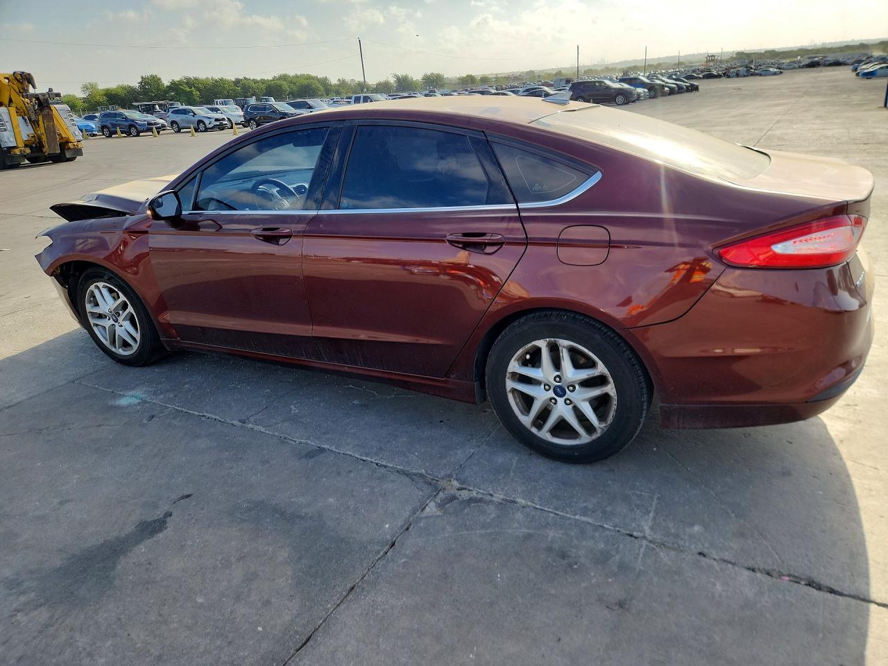 2015 Ford Fusion Se Burgundy vin: 3FA6P0HD2FR300960