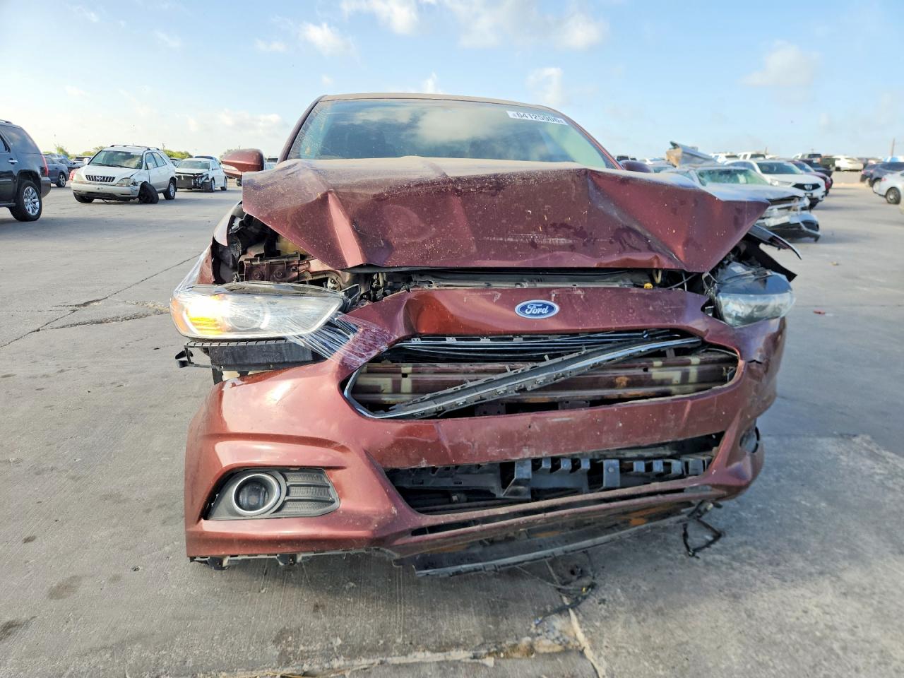 2015 Ford Fusion Se Burgundy vin: 3FA6P0HD2FR300960