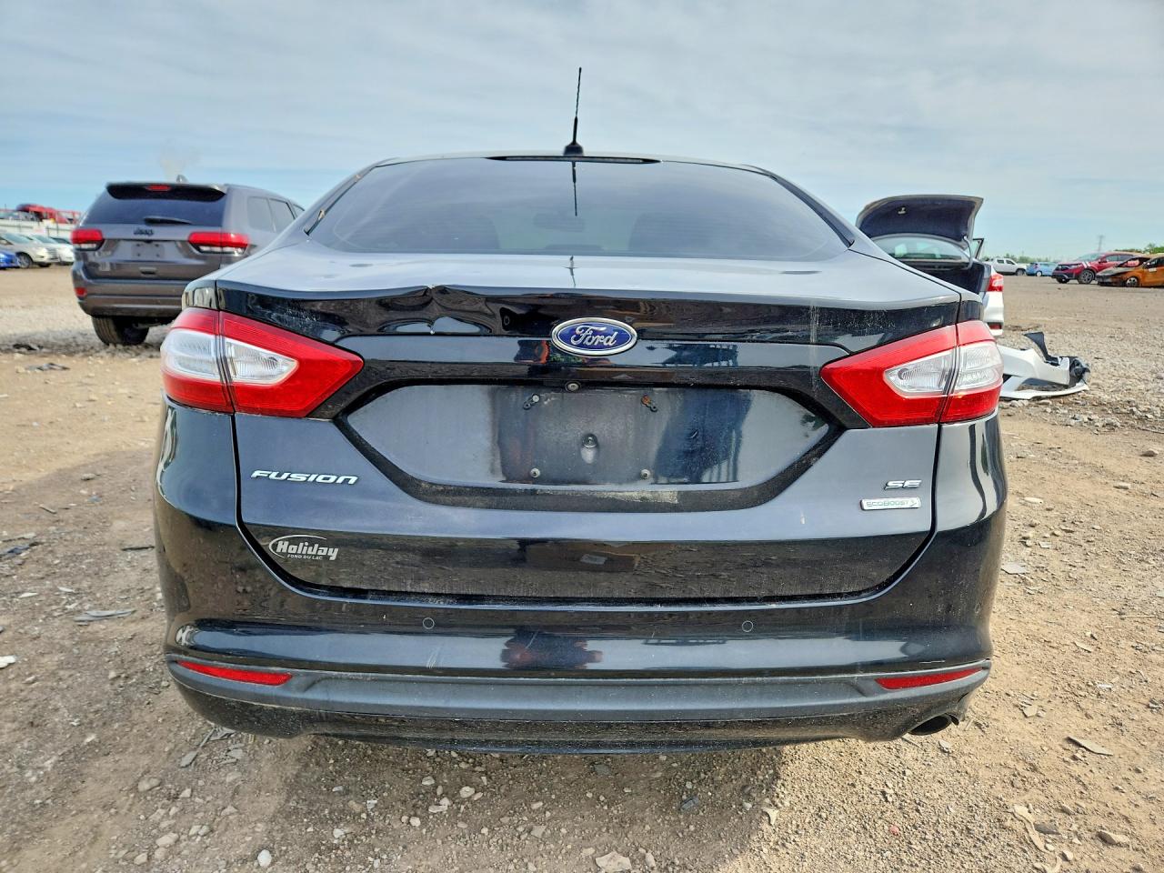 2016 Ford Fusion Se Black vin: 3FA6P0HD2GR232127