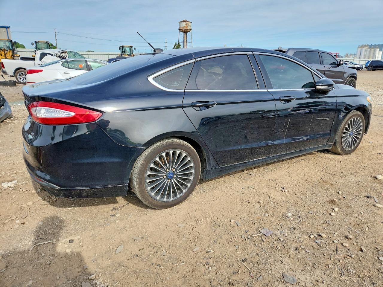 2016 Ford Fusion Se Black vin: 3FA6P0HD2GR232127