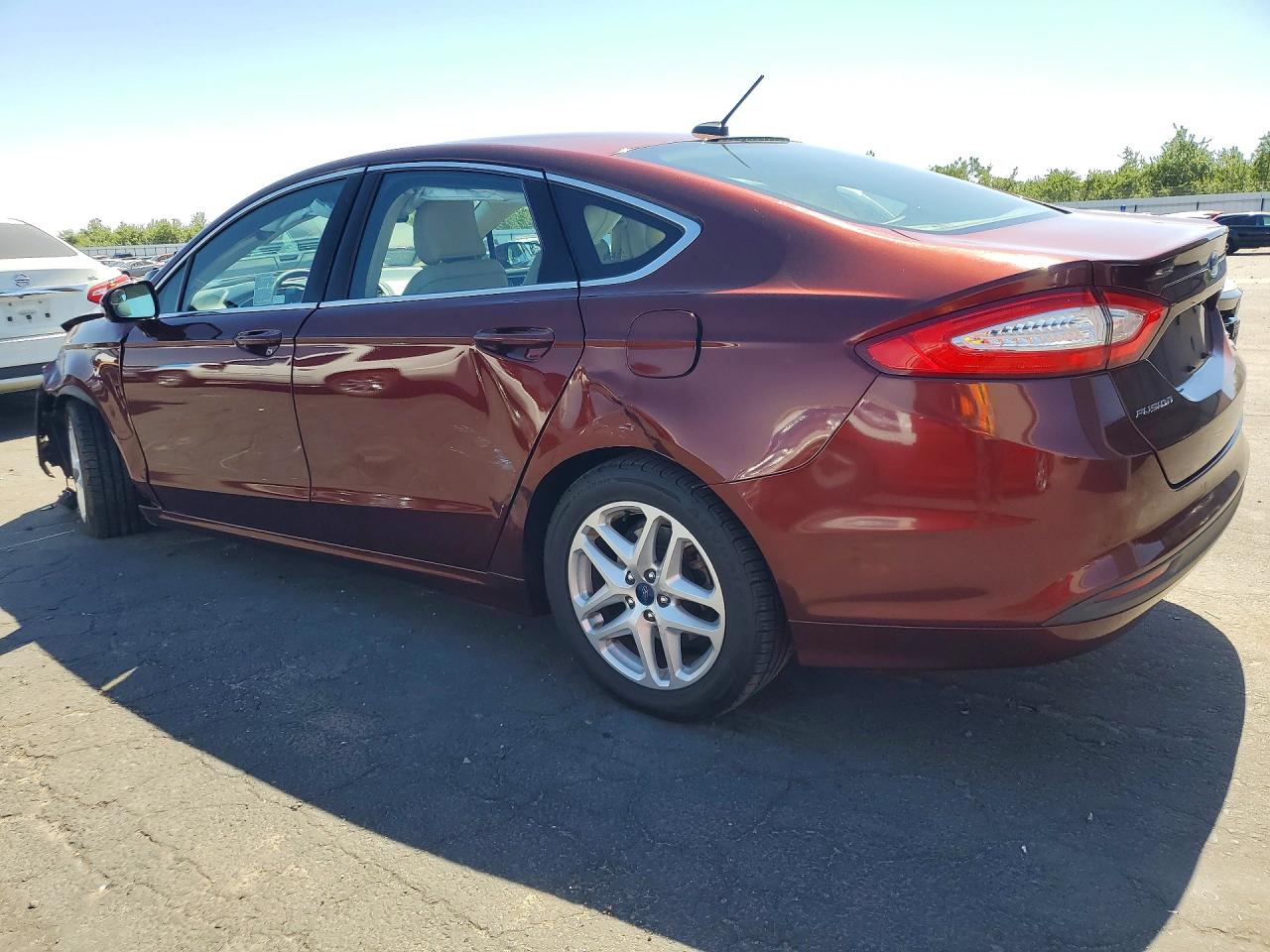 2016 Ford Fusion Se Burgundy vin: 3FA6P0HD2GR386708
