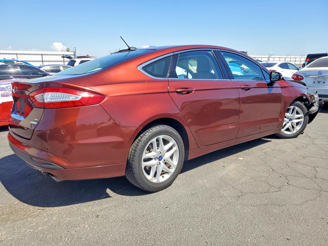2016 Ford Fusion Se Burgundy vin: 3FA6P0HD2GR386708