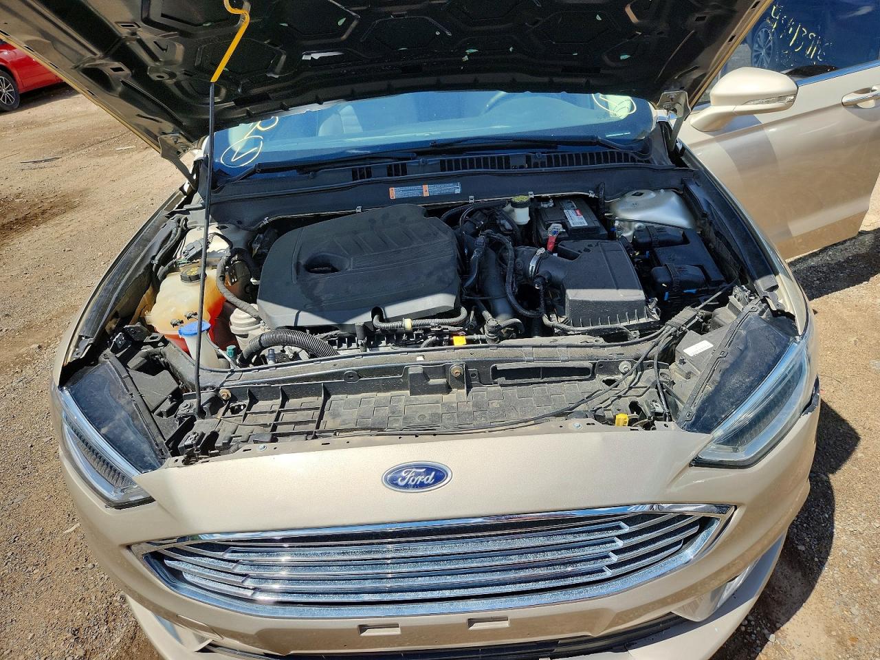 2017 Ford Fusion Se Tan vin: 3FA6P0HD2HR245977
