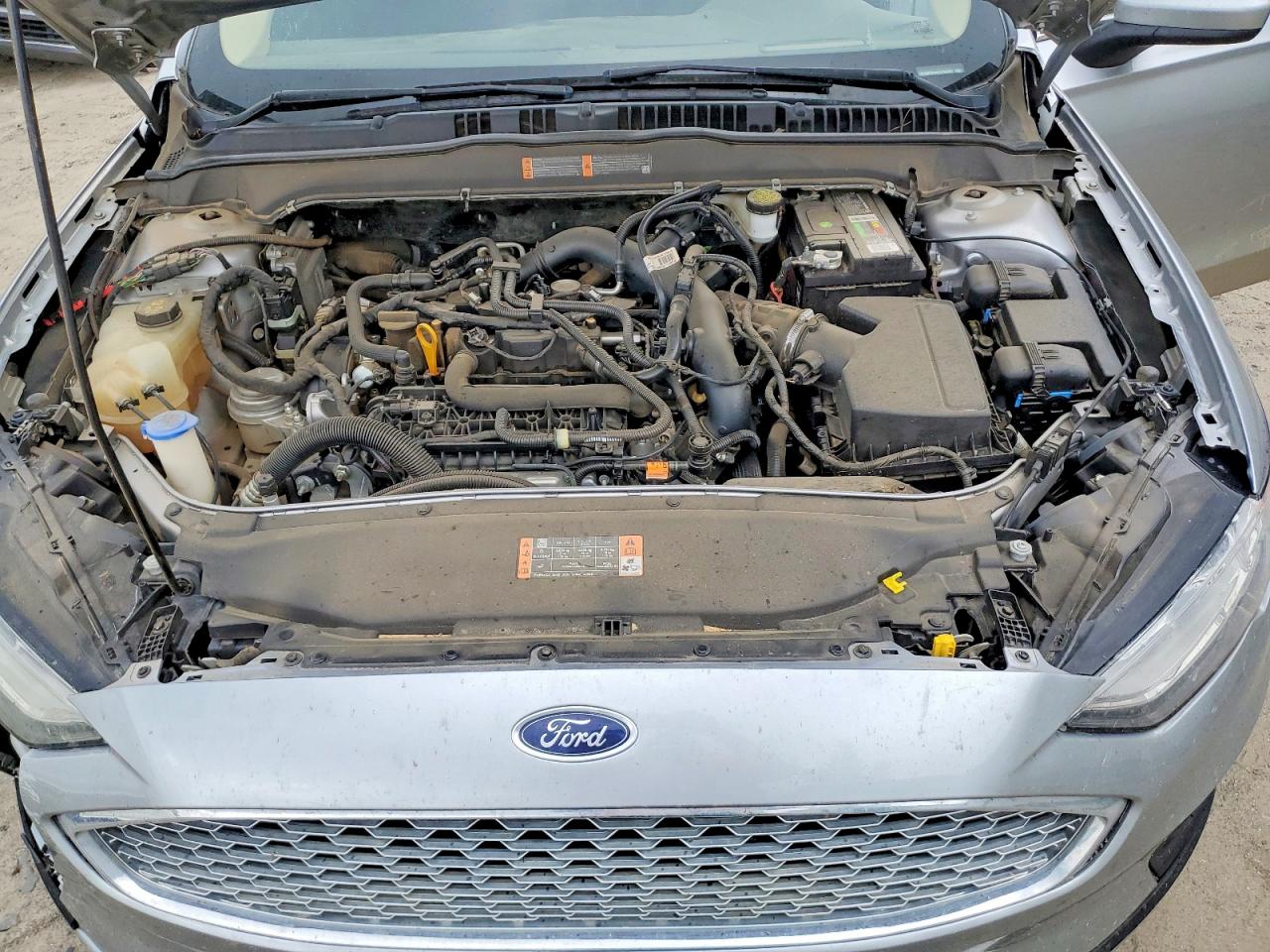 2020 Ford Fusion Silver vin: 3FA6P0HD2LR160369