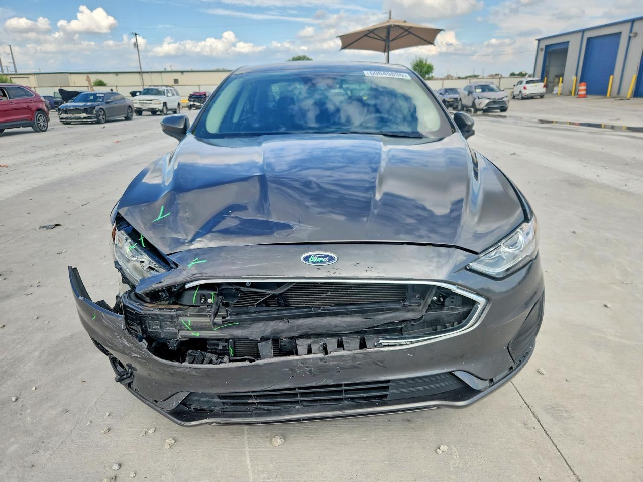 2020 Ford Fusion Se Gray vin: 3FA6P0HD2LR218271