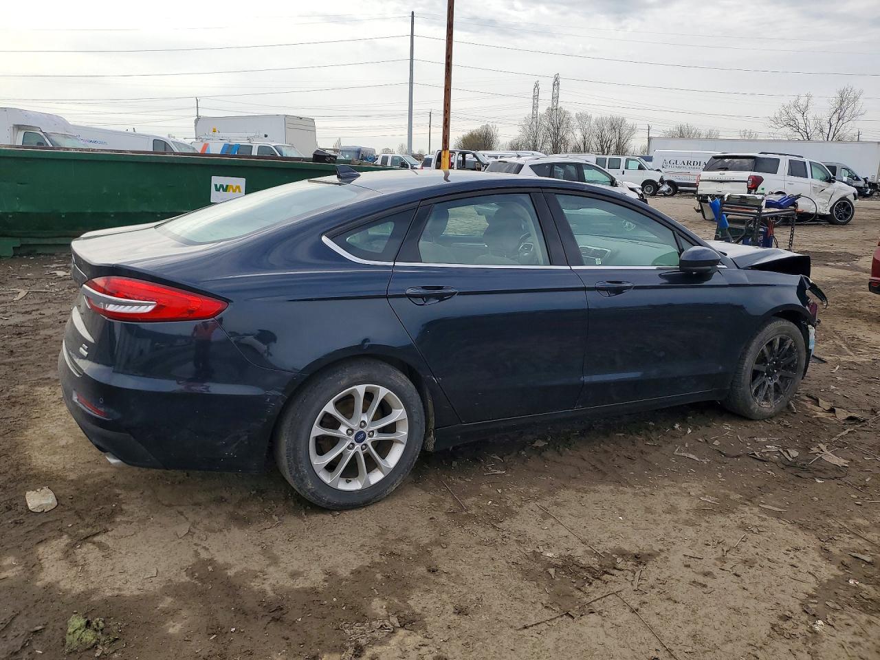 2020 Ford Fusion Se Blue vin: 3FA6P0HD2LR225835