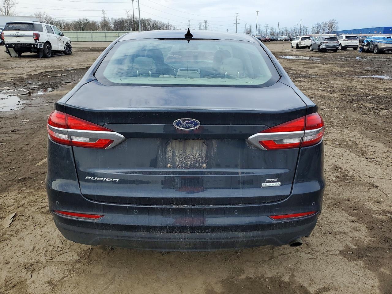 2020 Ford Fusion Se Blue vin: 3FA6P0HD2LR225835