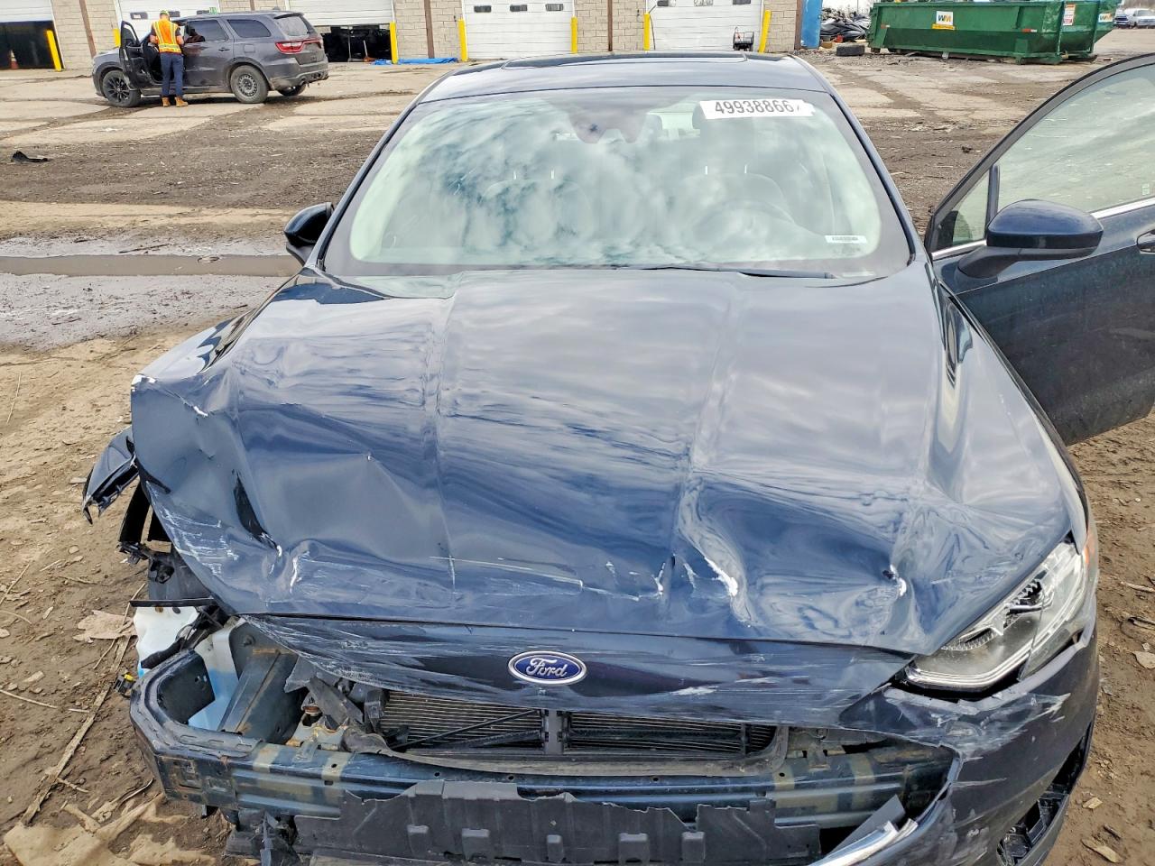2020 Ford Fusion Se Blue vin: 3FA6P0HD2LR225835