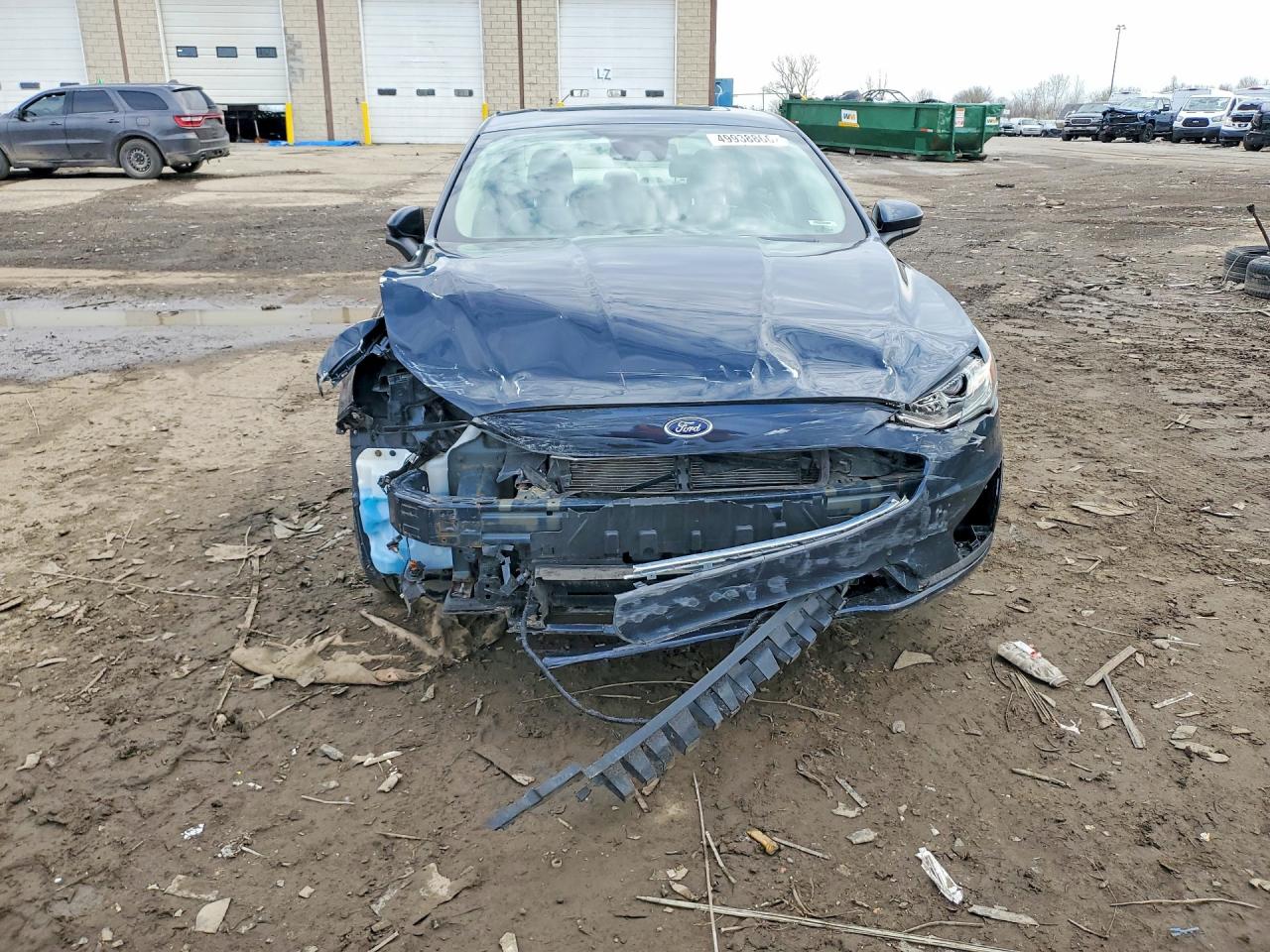 2020 Ford Fusion Se Blue vin: 3FA6P0HD2LR225835