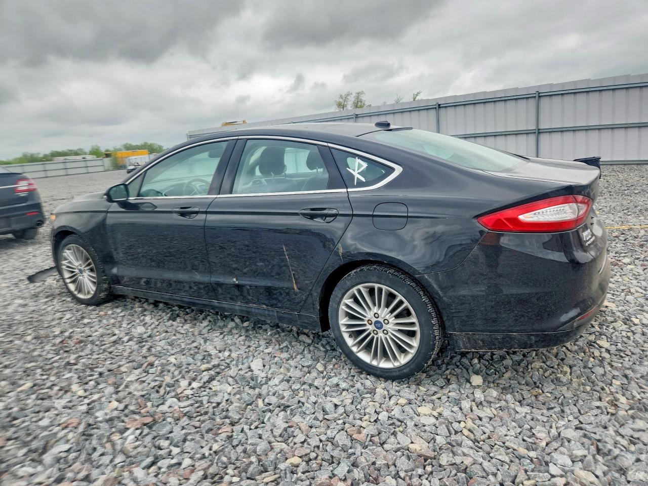 2014 Ford Fusion Se Black vin: 3FA6P0HD3ER108459