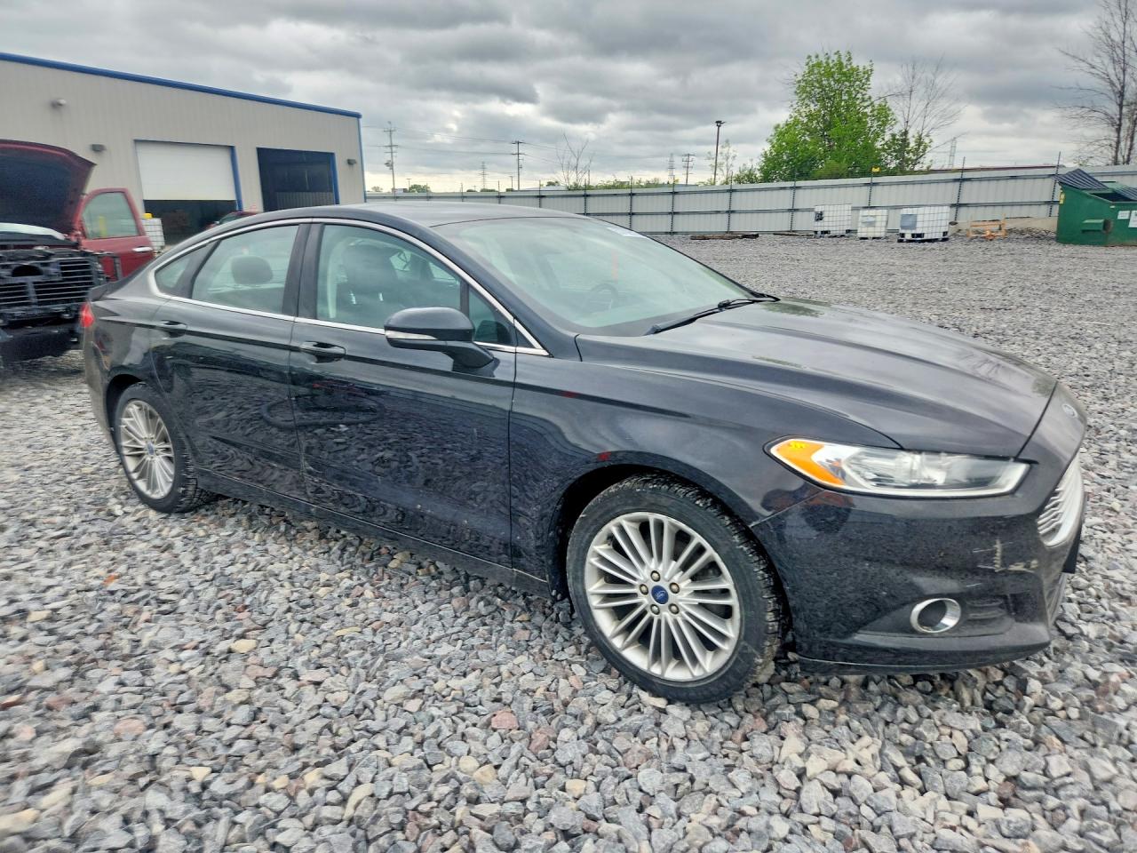 2014 Ford Fusion Se Black vin: 3FA6P0HD3ER108459
