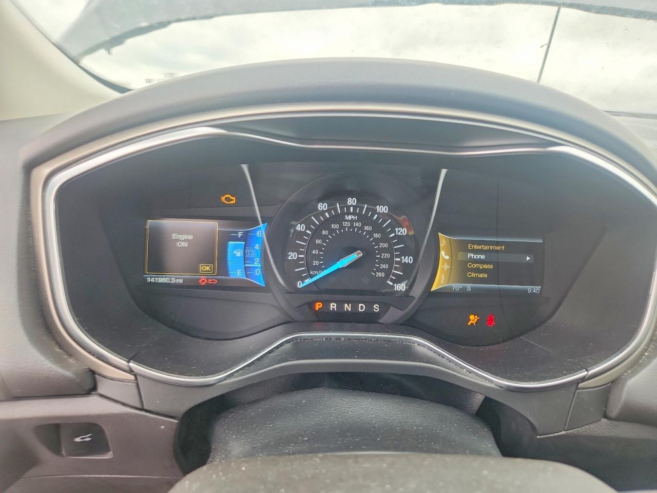 2014 Ford Fusion Se Black vin: 3FA6P0HD3ER108459