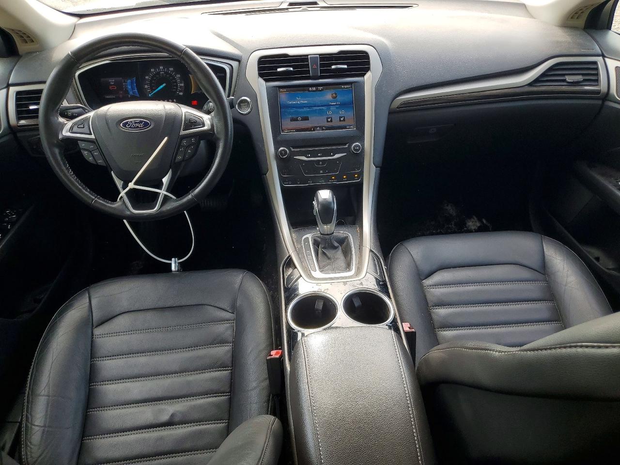 2014 Ford Fusion Se White vin: 3FA6P0HD3ER135337