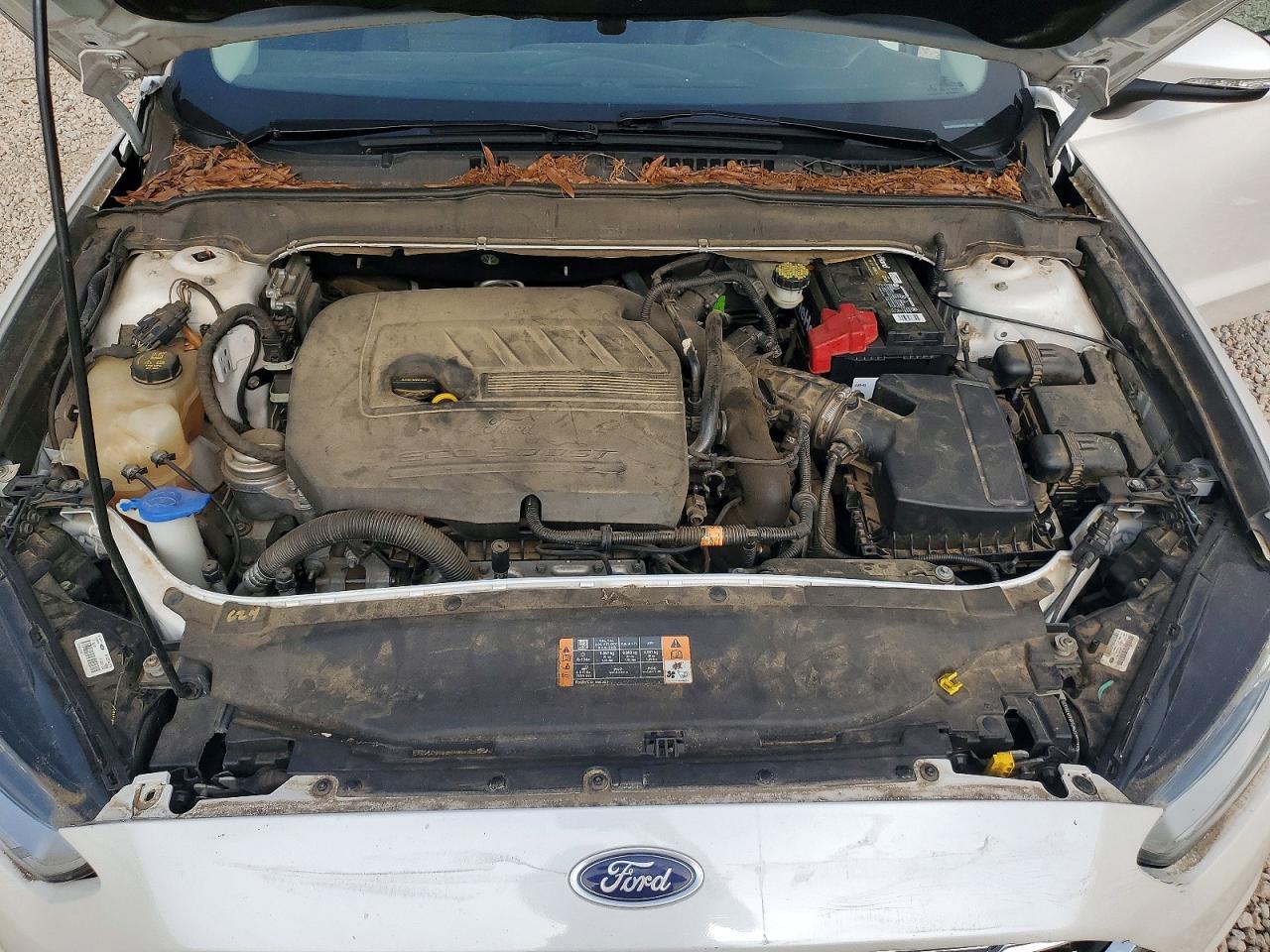 2014 Ford Fusion Se White vin: 3FA6P0HD3ER135337