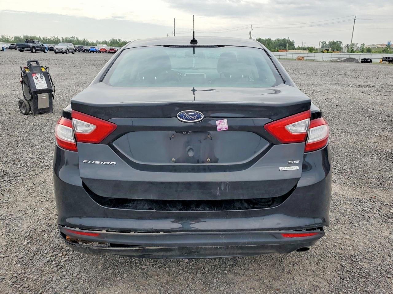 2014 Ford Fusion Se Black vin: 3FA6P0HD3ER153160