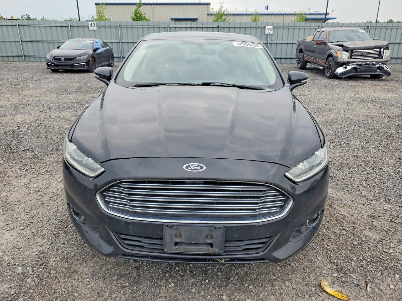2014 Ford Fusion Se Black vin: 3FA6P0HD3ER153160
