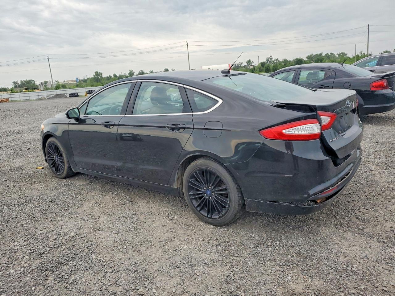 2014 Ford Fusion Se Black vin: 3FA6P0HD3ER153160