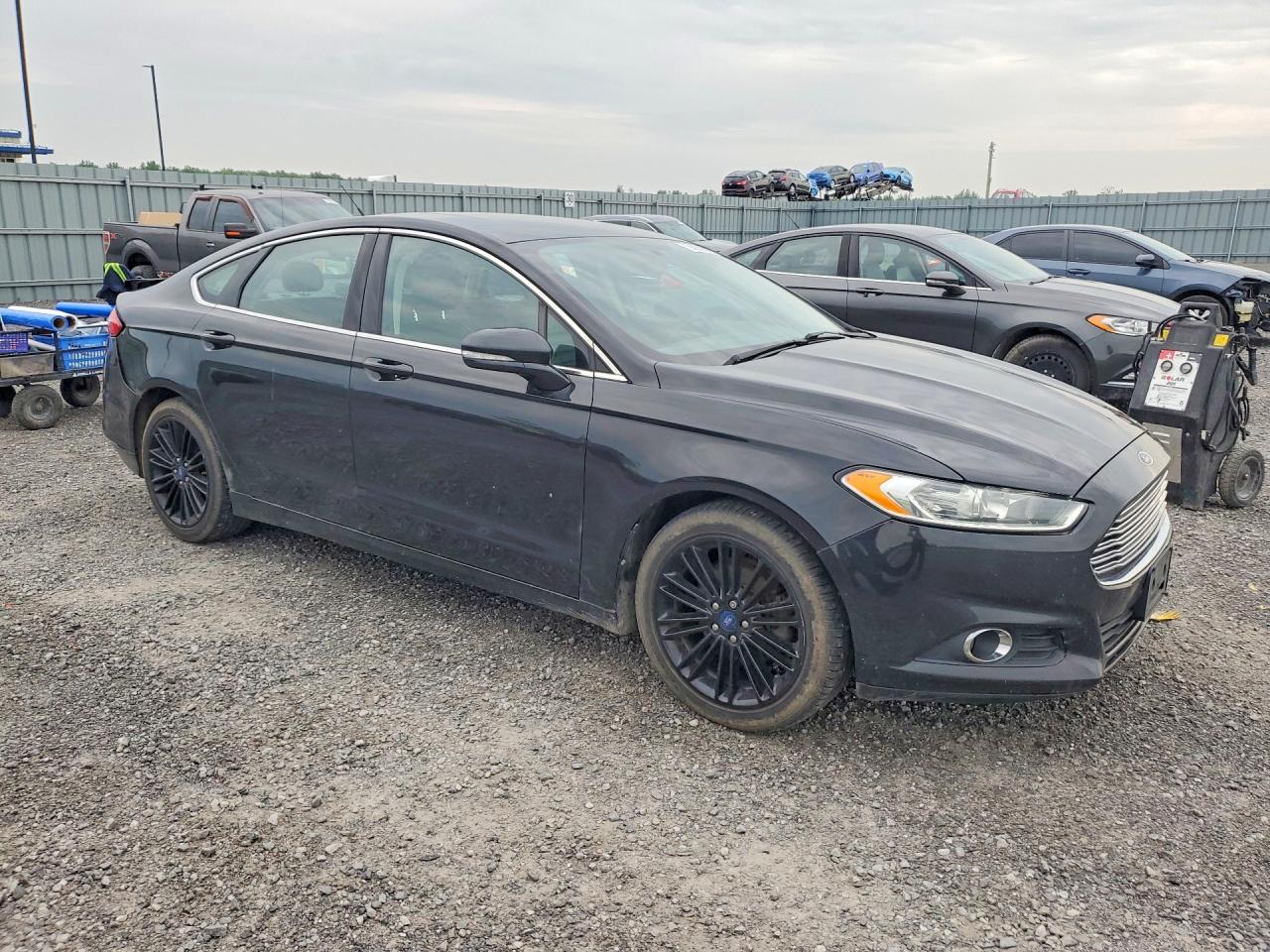 2014 Ford Fusion Se Black vin: 3FA6P0HD3ER153160