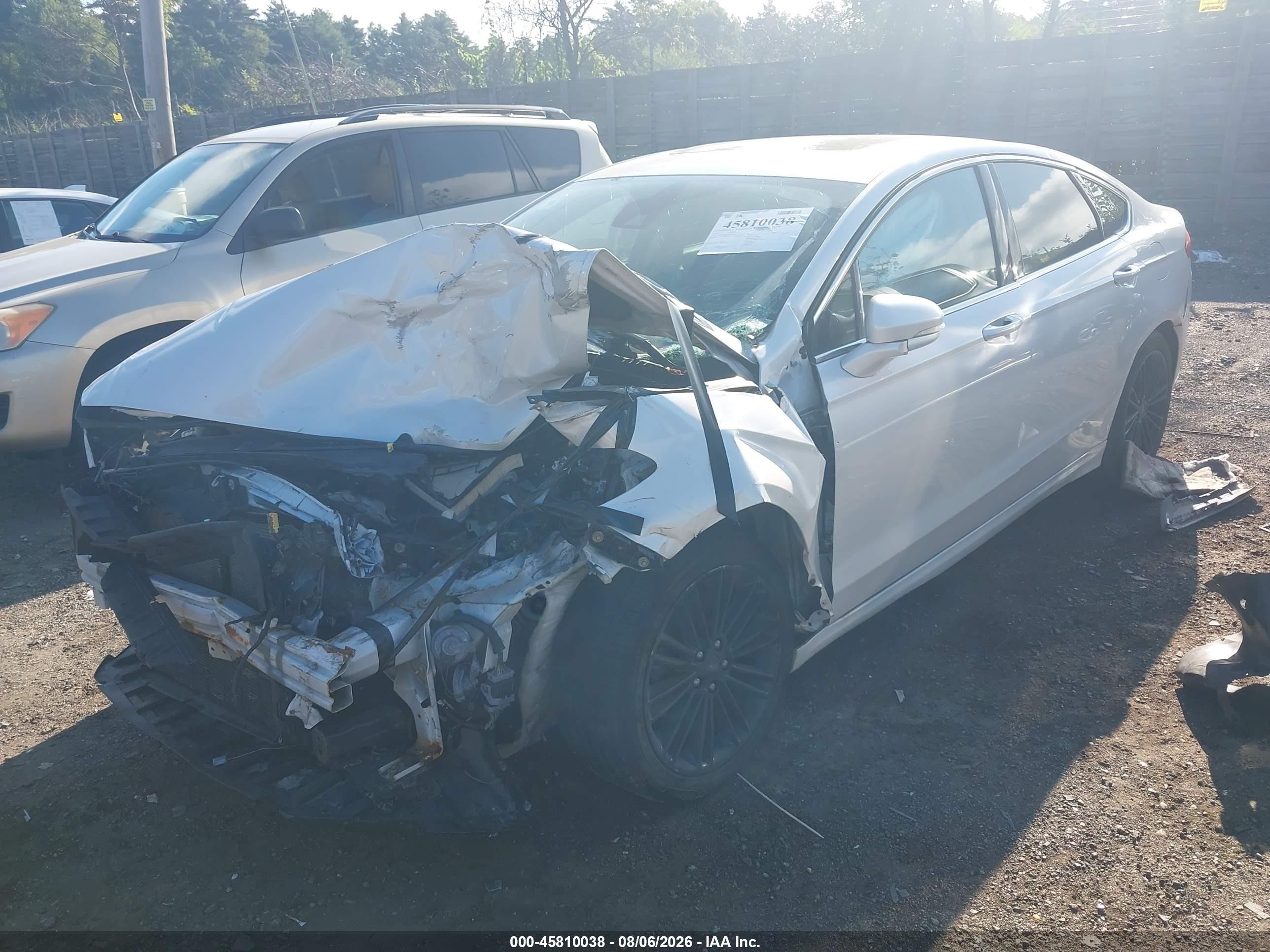 2014 Ford Fusion Se White vin: 3FA6P0HD3ER166684