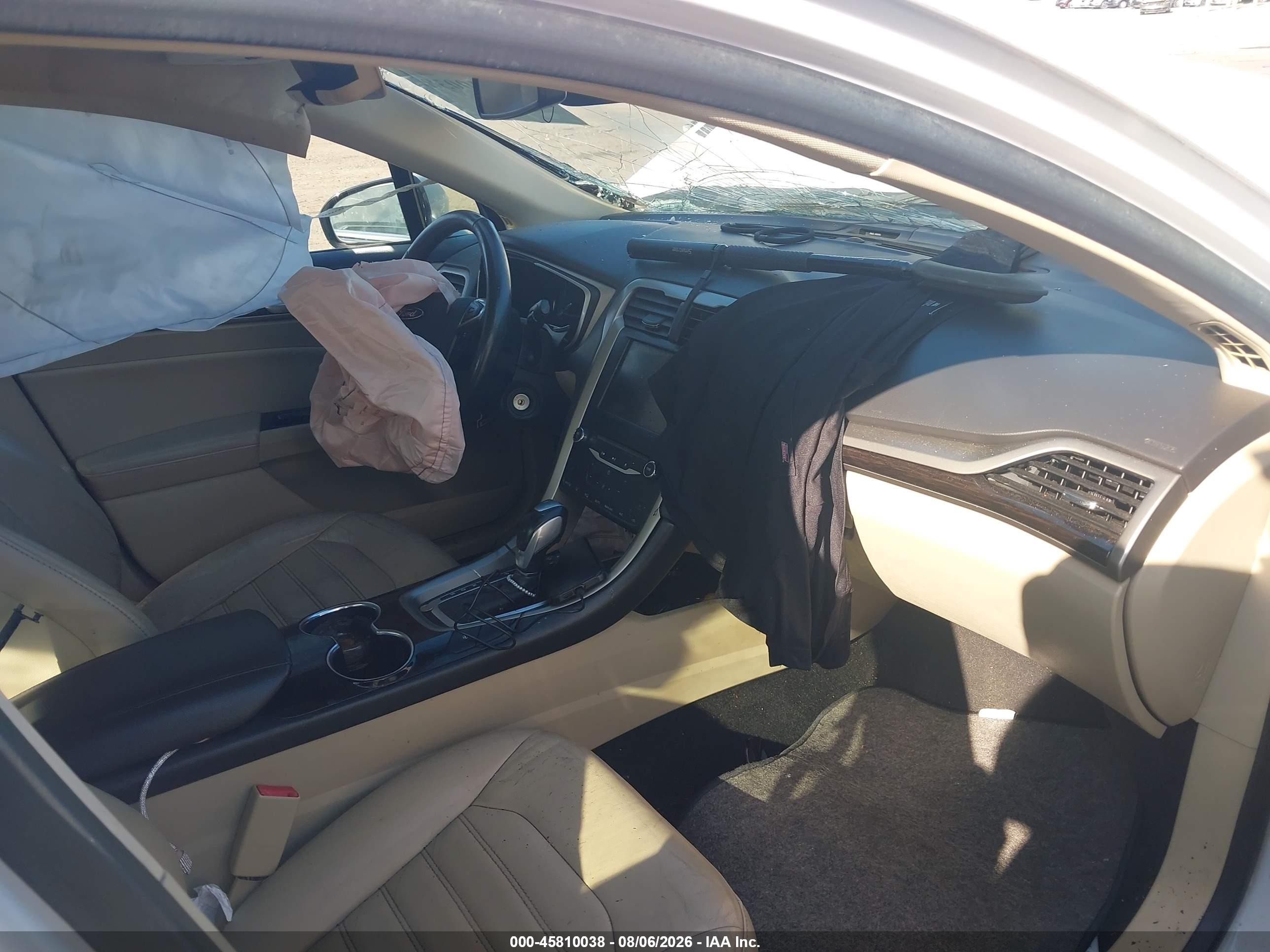 2014 Ford Fusion Se White vin: 3FA6P0HD3ER166684