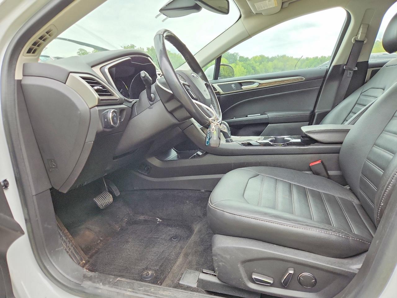 2014 Ford Fusion Se White vin: 3FA6P0HD3ER172856