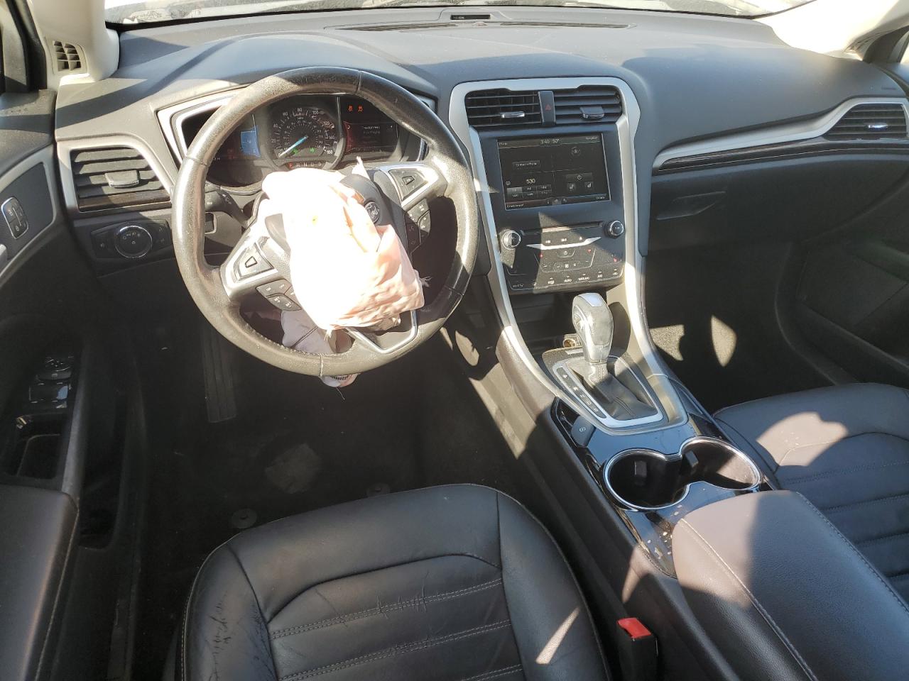 2014 Ford Fusion Se White vin: 3FA6P0HD3ER200025
