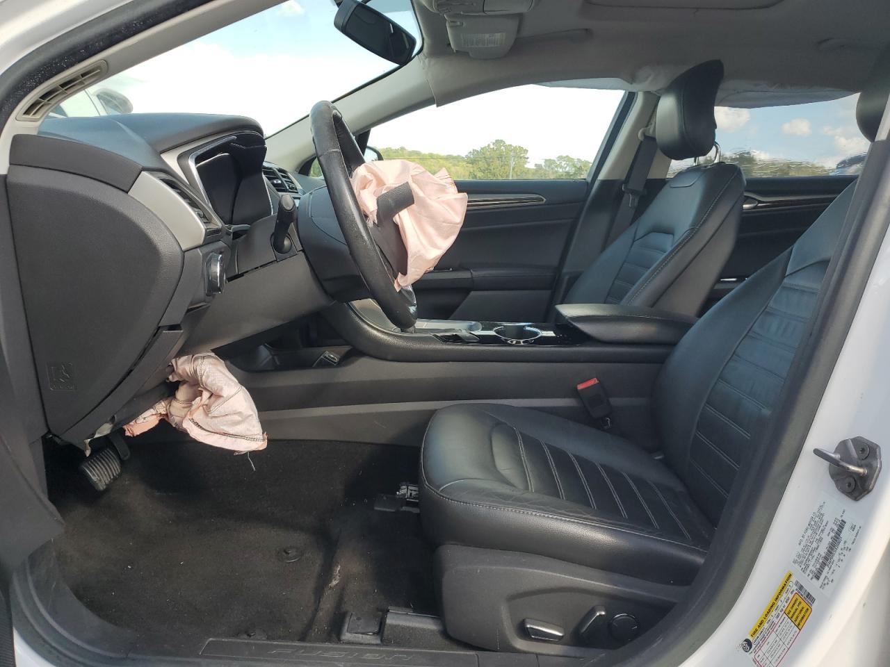 2014 Ford Fusion Se White vin: 3FA6P0HD3ER200025