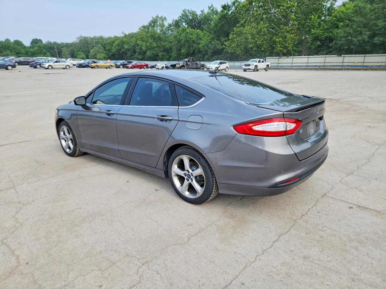 2014 Ford Fusion Se Gray vin: 3FA6P0HD3ER207587