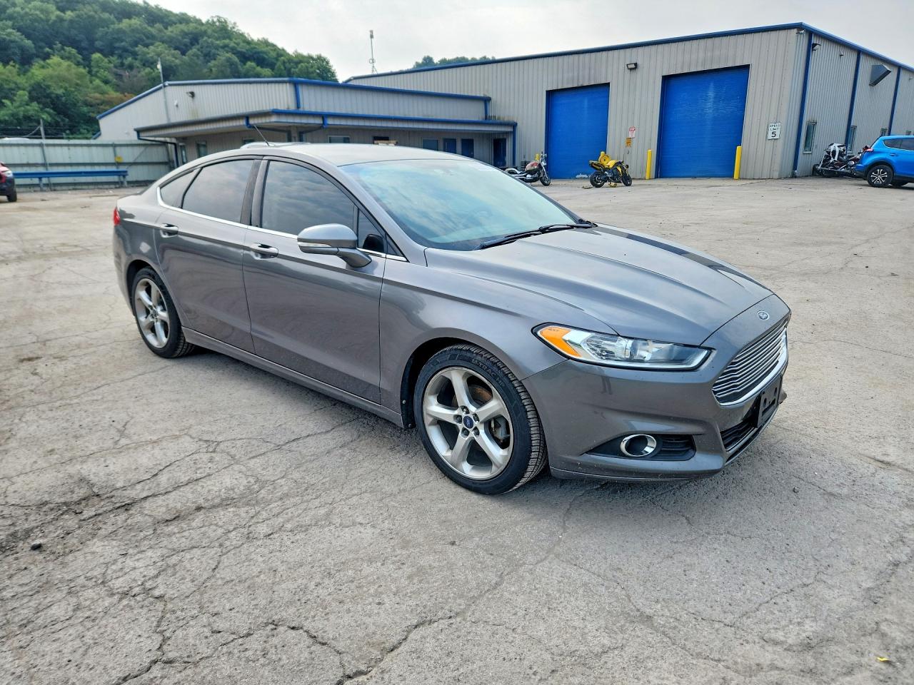 2014 Ford Fusion Se Gray vin: 3FA6P0HD3ER207587