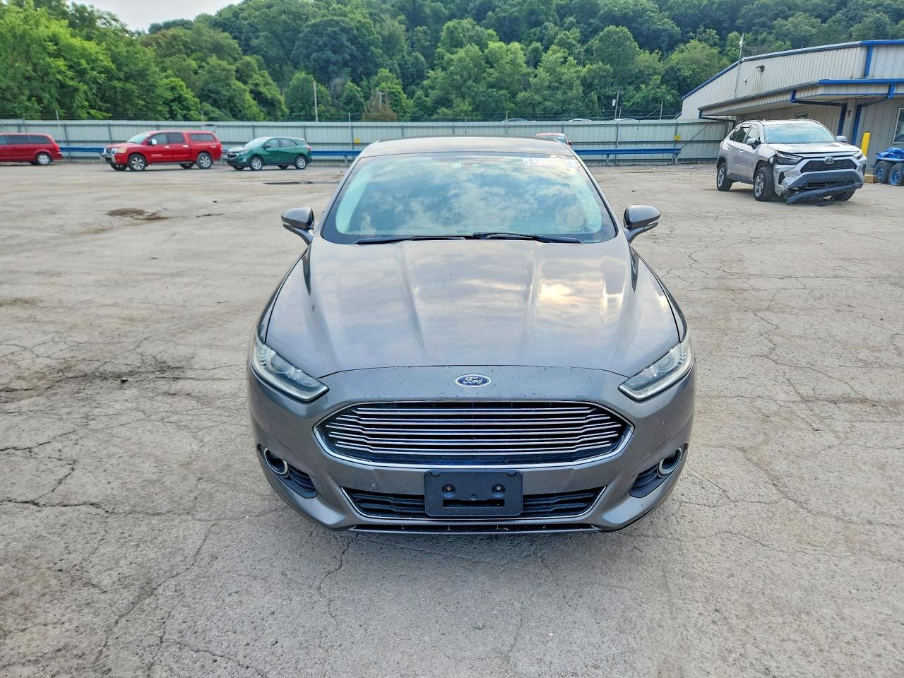 2014 Ford Fusion Se Gray vin: 3FA6P0HD3ER207587