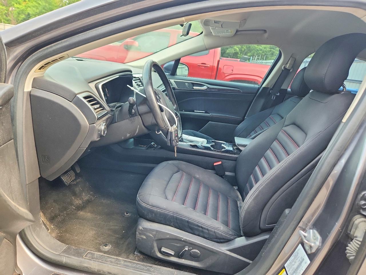 2014 Ford Fusion Se Gray vin: 3FA6P0HD3ER207587