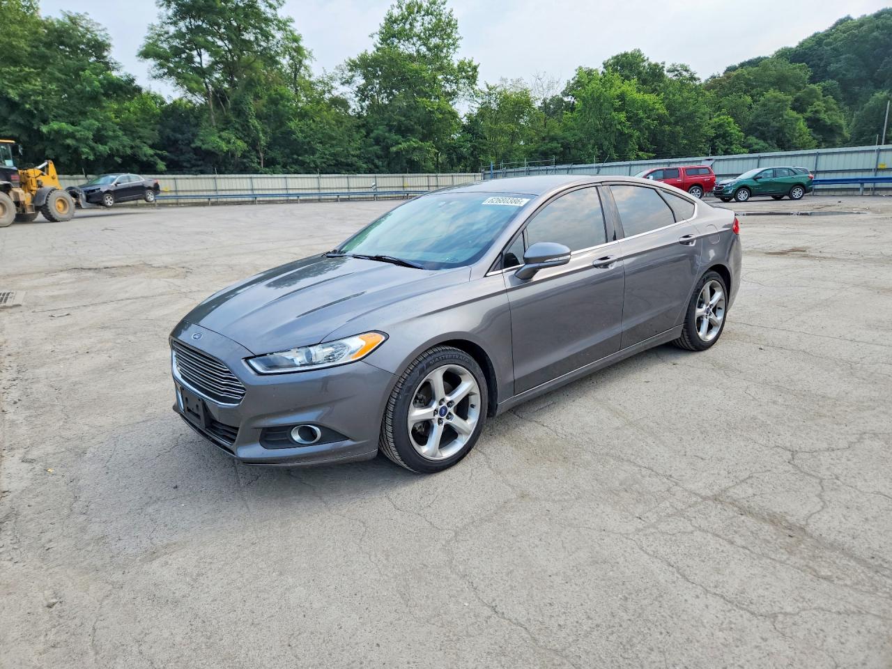 2014 Ford Fusion Se Gray vin: 3FA6P0HD3ER207587