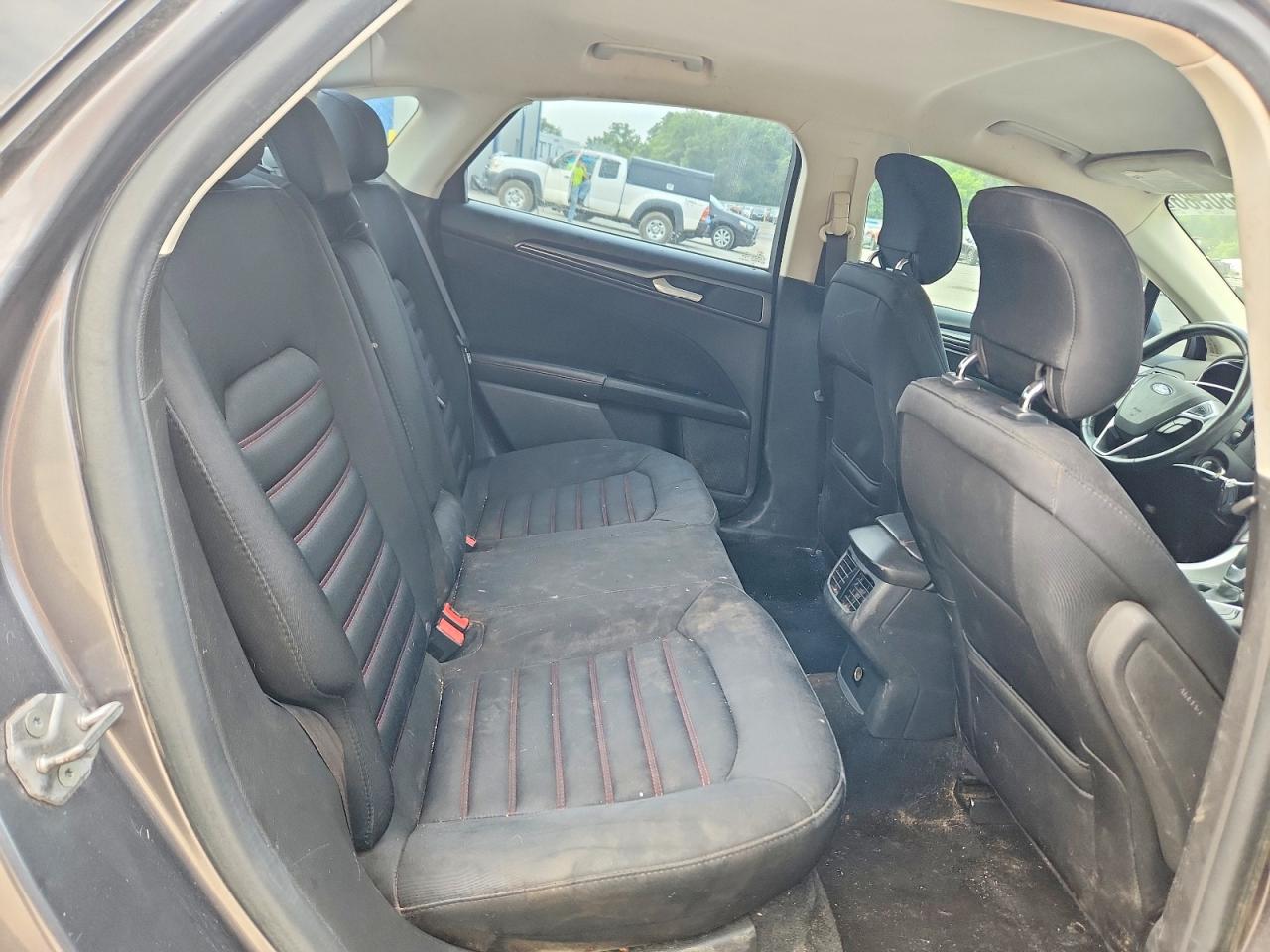 2014 Ford Fusion Se Gray vin: 3FA6P0HD3ER207587