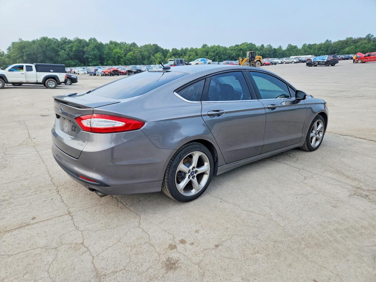2014 Ford Fusion Se Gray vin: 3FA6P0HD3ER207587