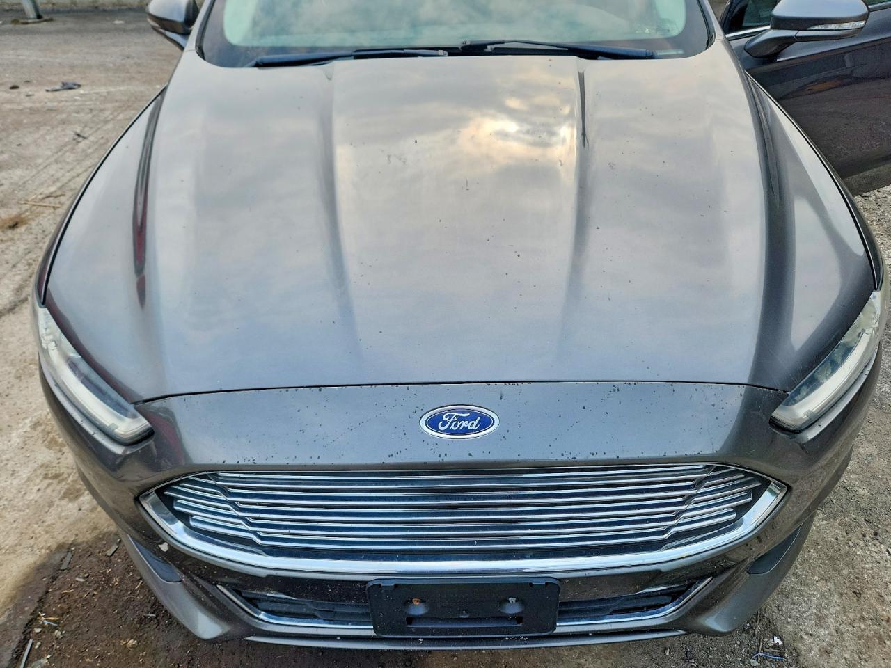 2014 Ford Fusion Se Gray vin: 3FA6P0HD3ER207587