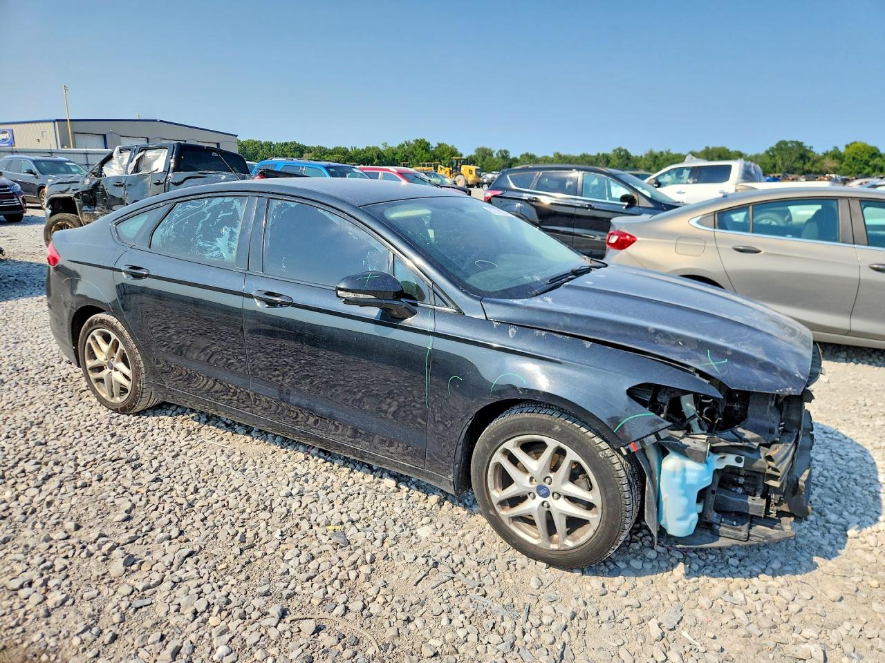2014 Ford Fusion Se Black vin: 3FA6P0HD3ER218699