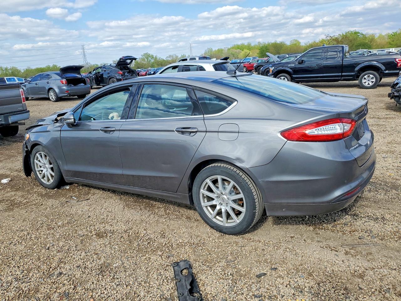 2014 Ford Fusion Se Charcoal vin: 3FA6P0HD3ER231761