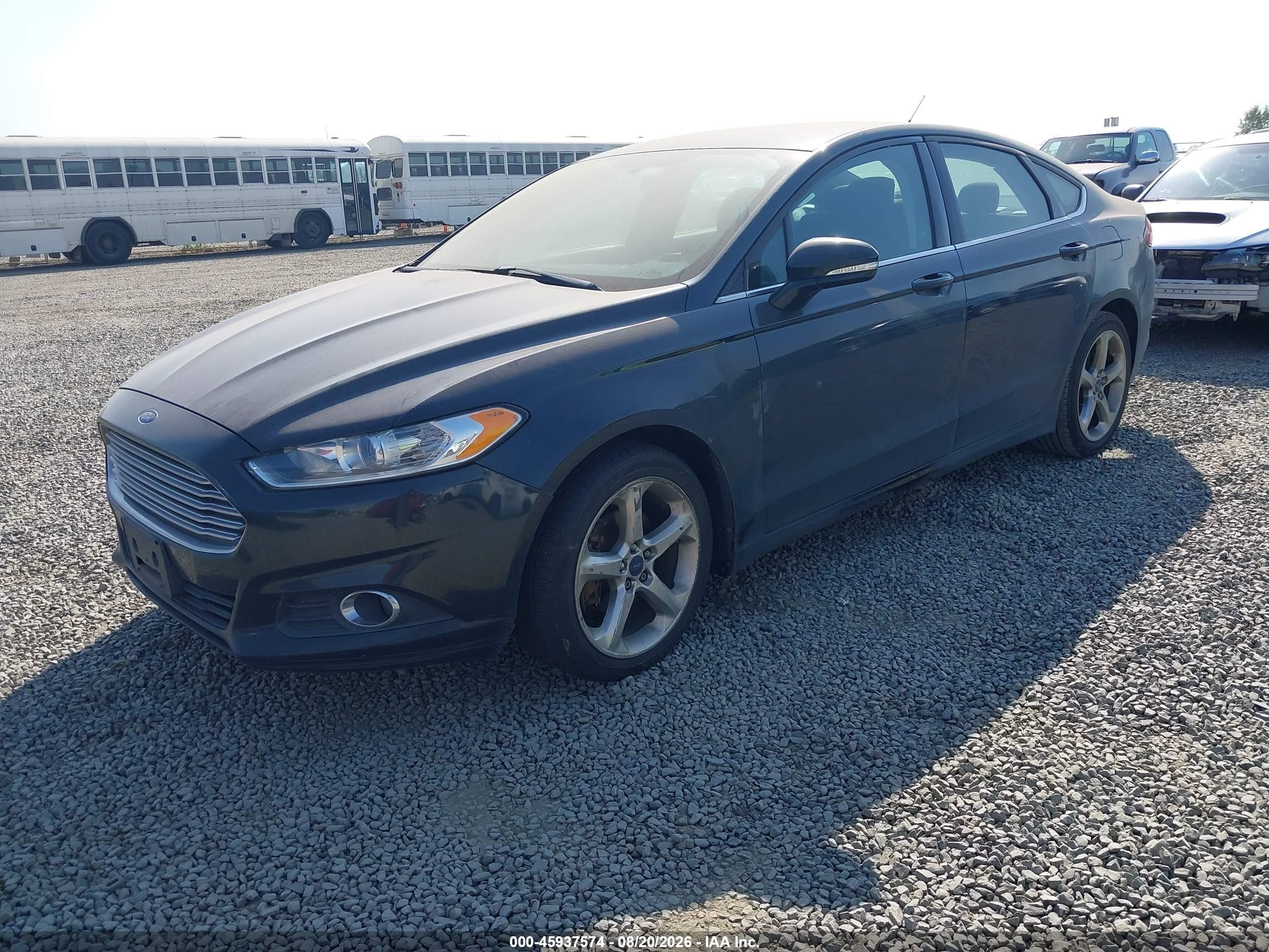 2014 Ford Fusion Se Black vin: 3FA6P0HD3ER232652