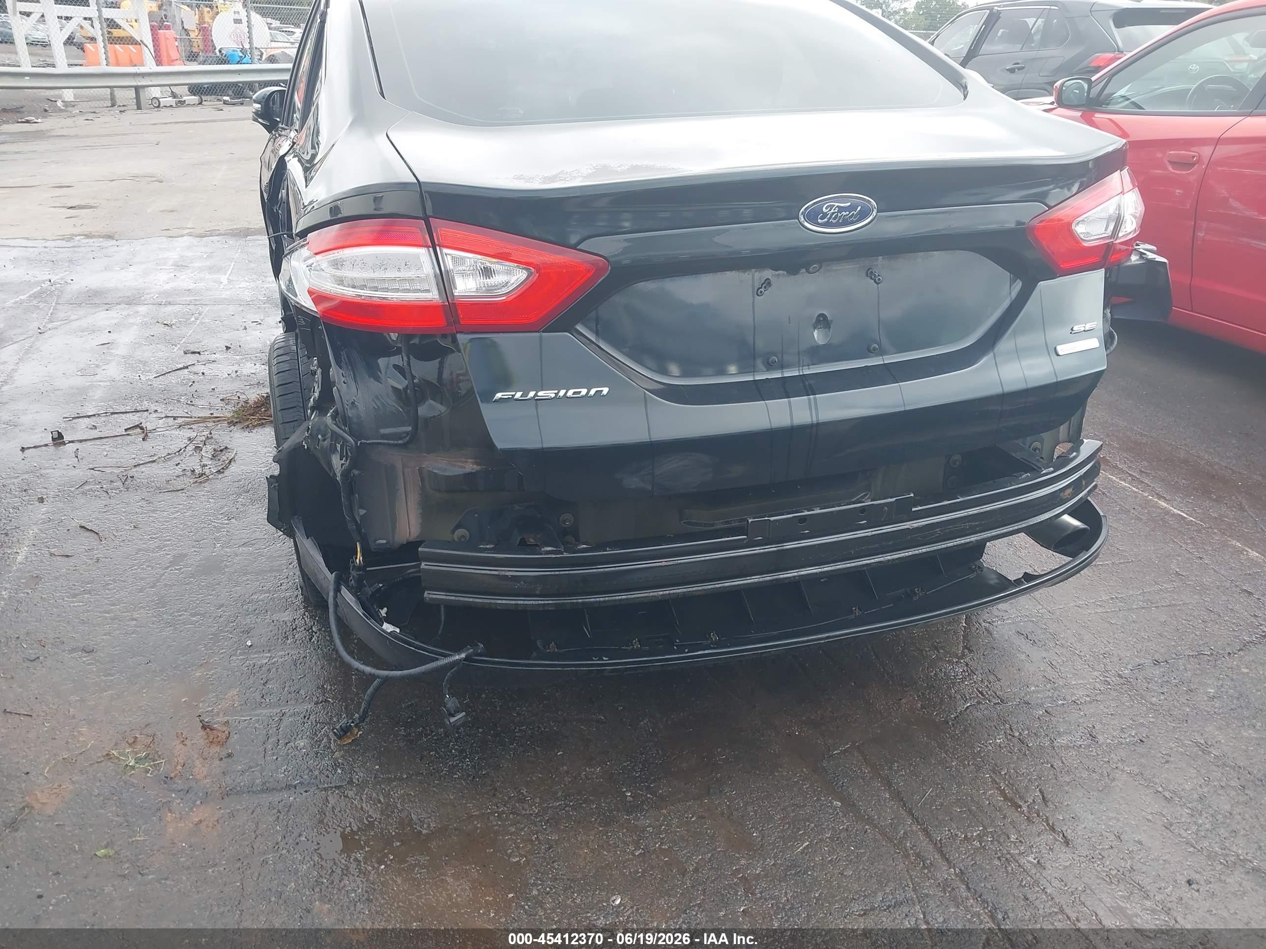 2014 Ford Fusion Se Black vin: 3FA6P0HD3ER247023
