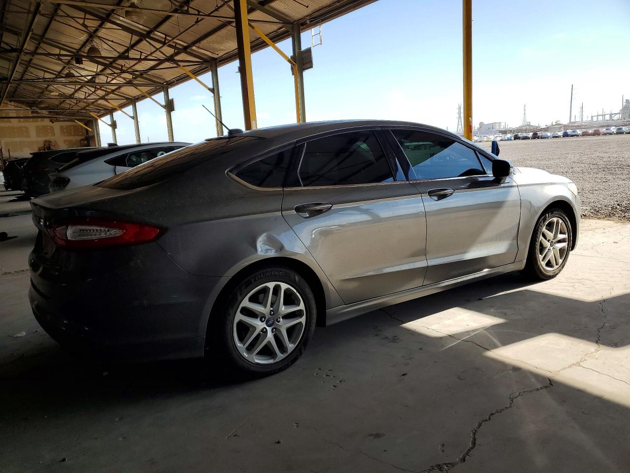 2014 Ford Fusion Se Gray vin: 3FA6P0HD3ER299042