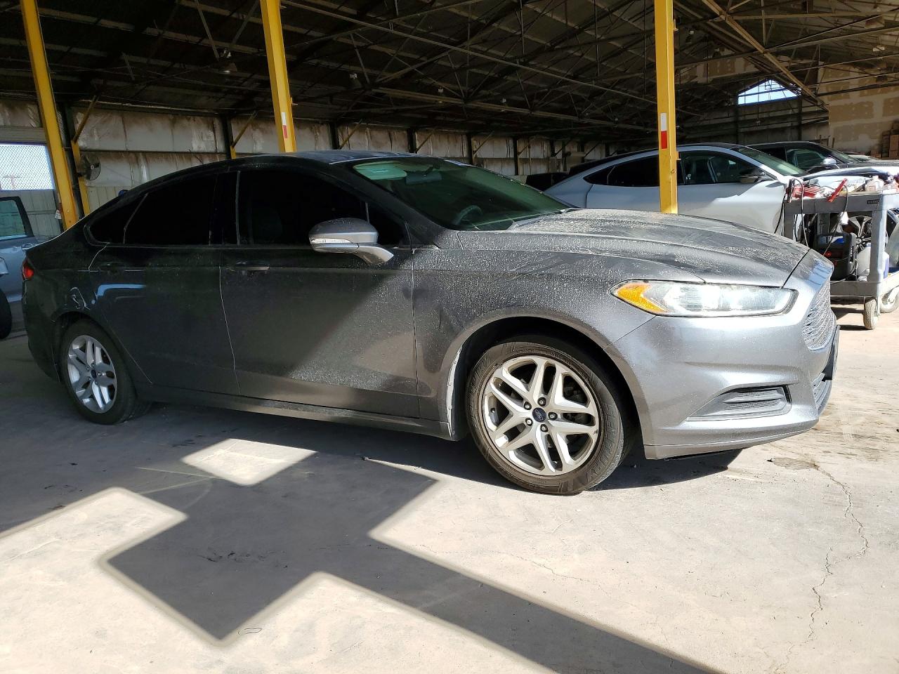 2014 Ford Fusion Se Gray vin: 3FA6P0HD3ER299042
