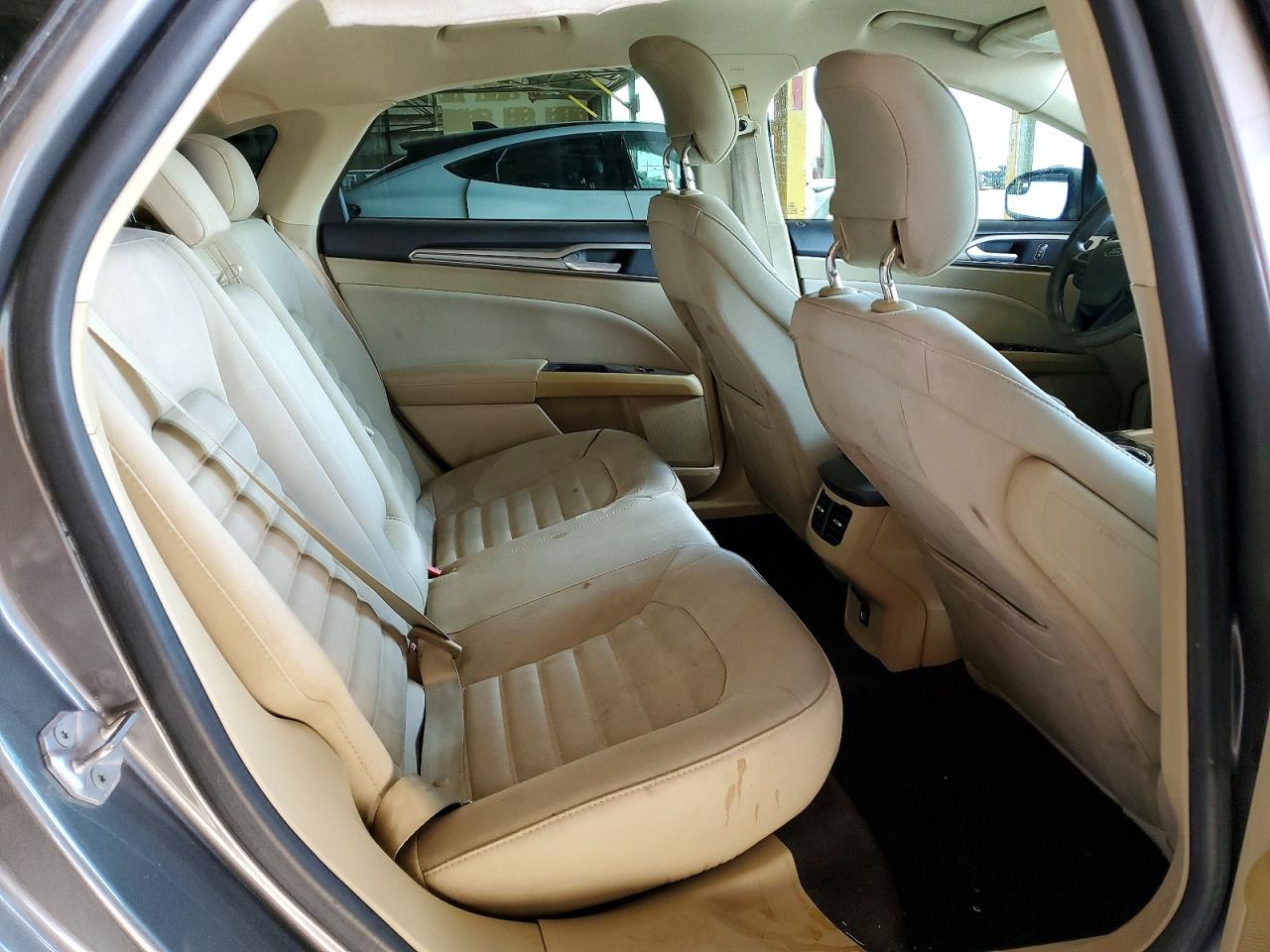 2014 Ford Fusion Se Gray vin: 3FA6P0HD3ER299042