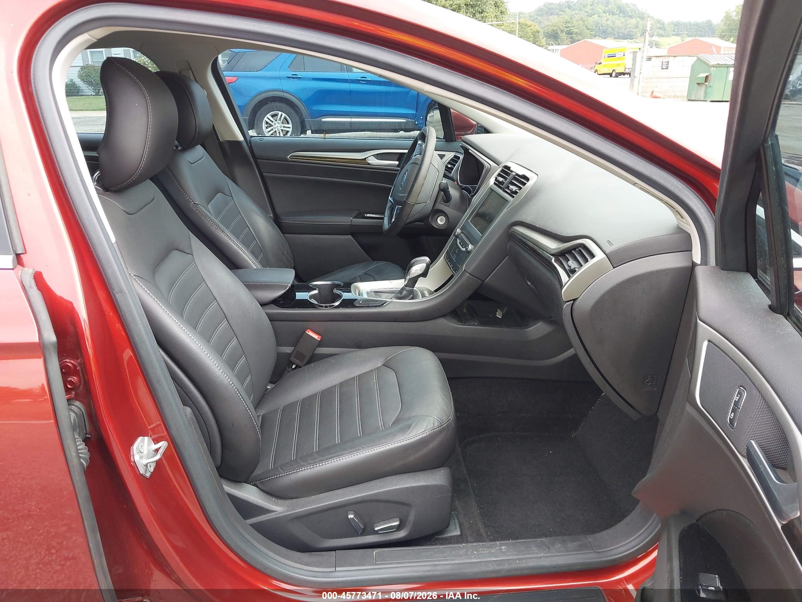 2014 Ford Fusion Se Burgundy vin: 3FA6P0HD3ER313649