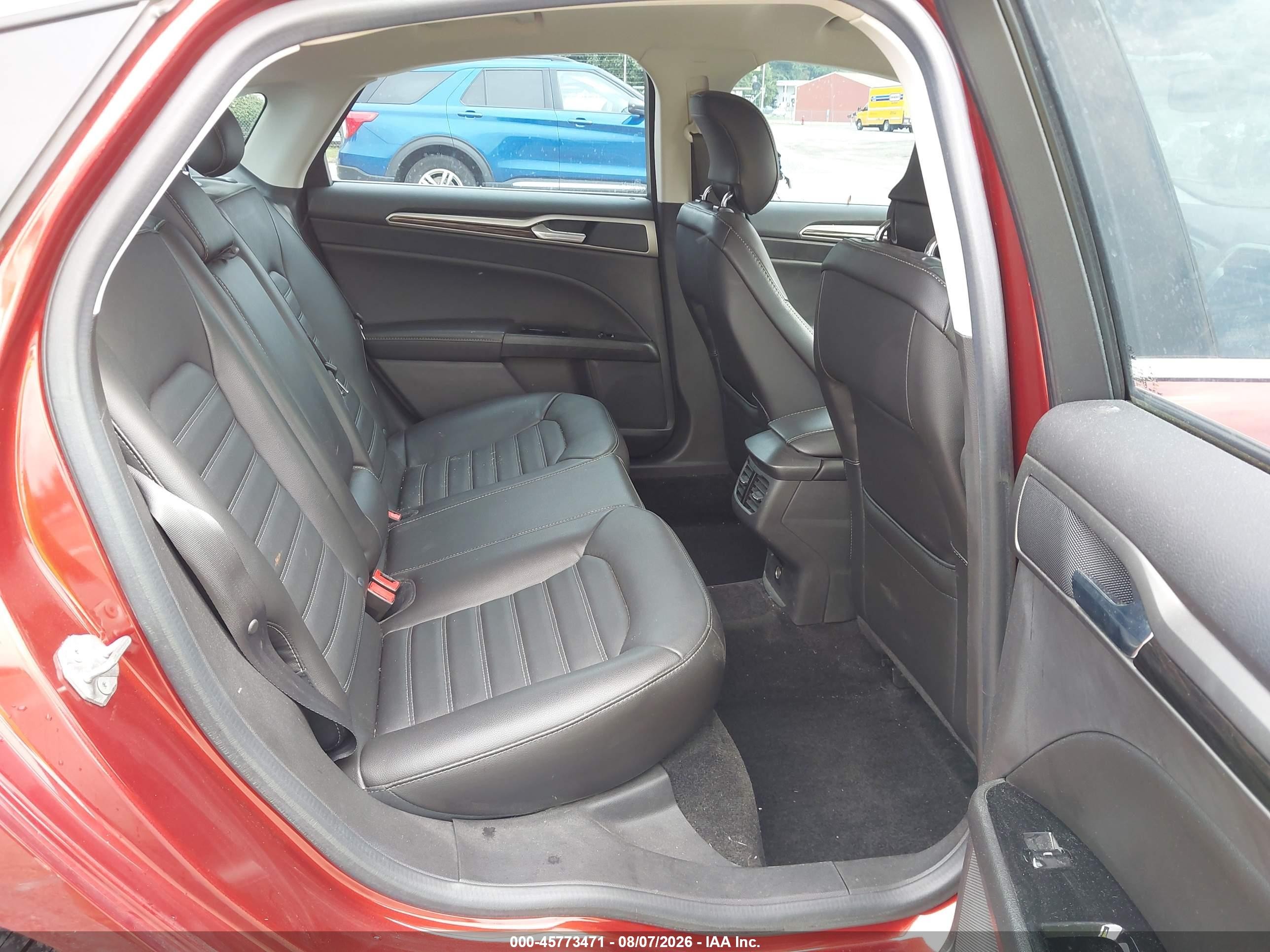 2014 Ford Fusion Se Burgundy vin: 3FA6P0HD3ER313649