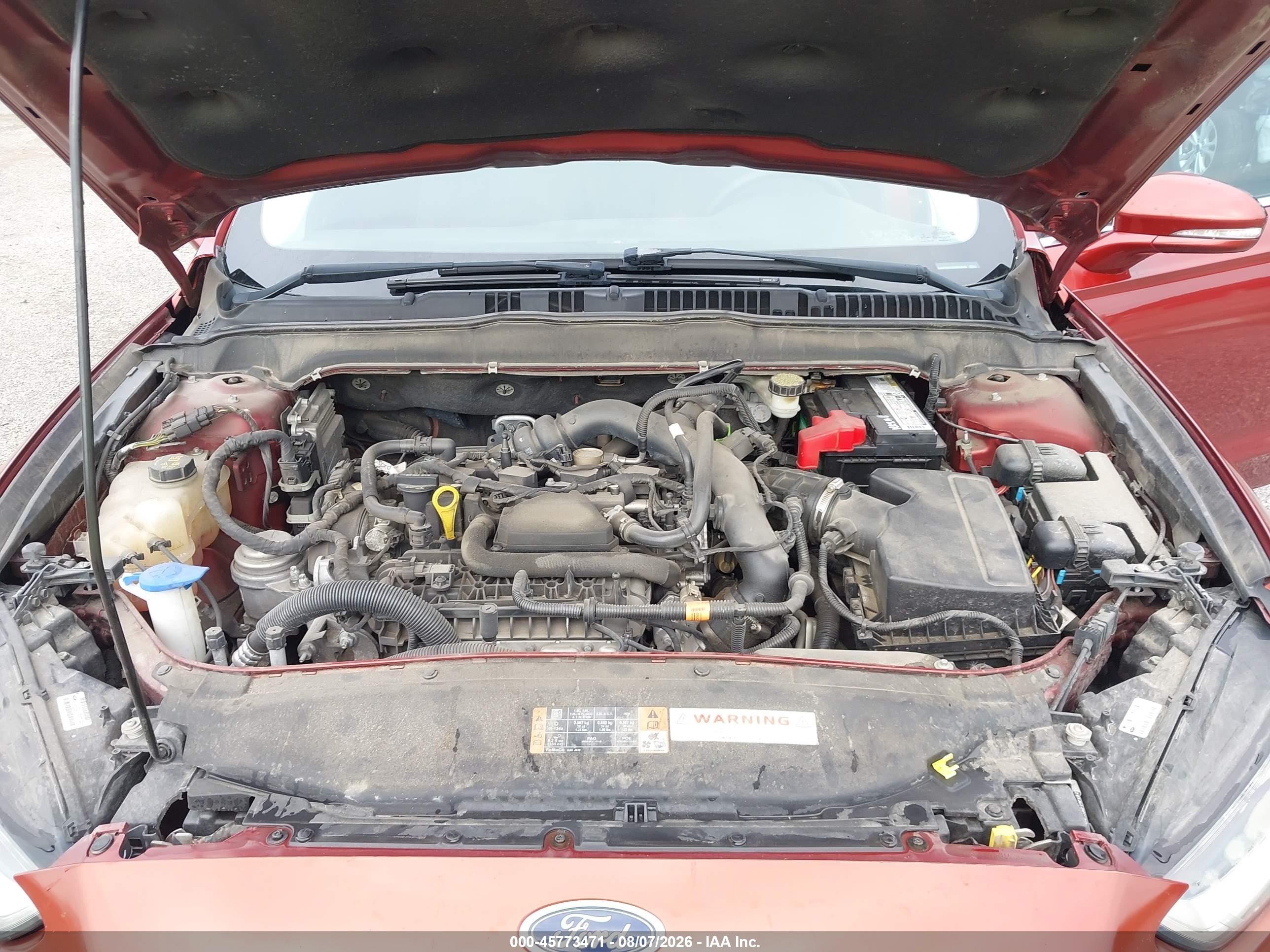 2014 Ford Fusion Se Burgundy vin: 3FA6P0HD3ER313649