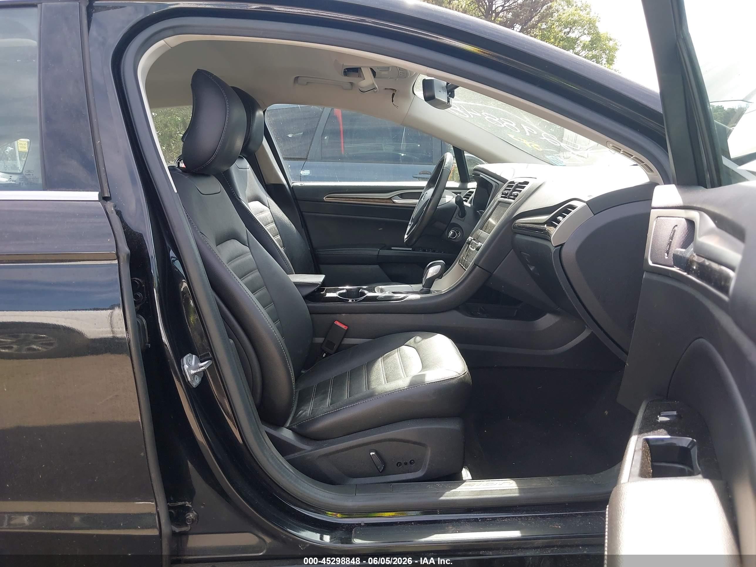 2014 Ford Fusion Se Black vin: 3FA6P0HD3ER334811