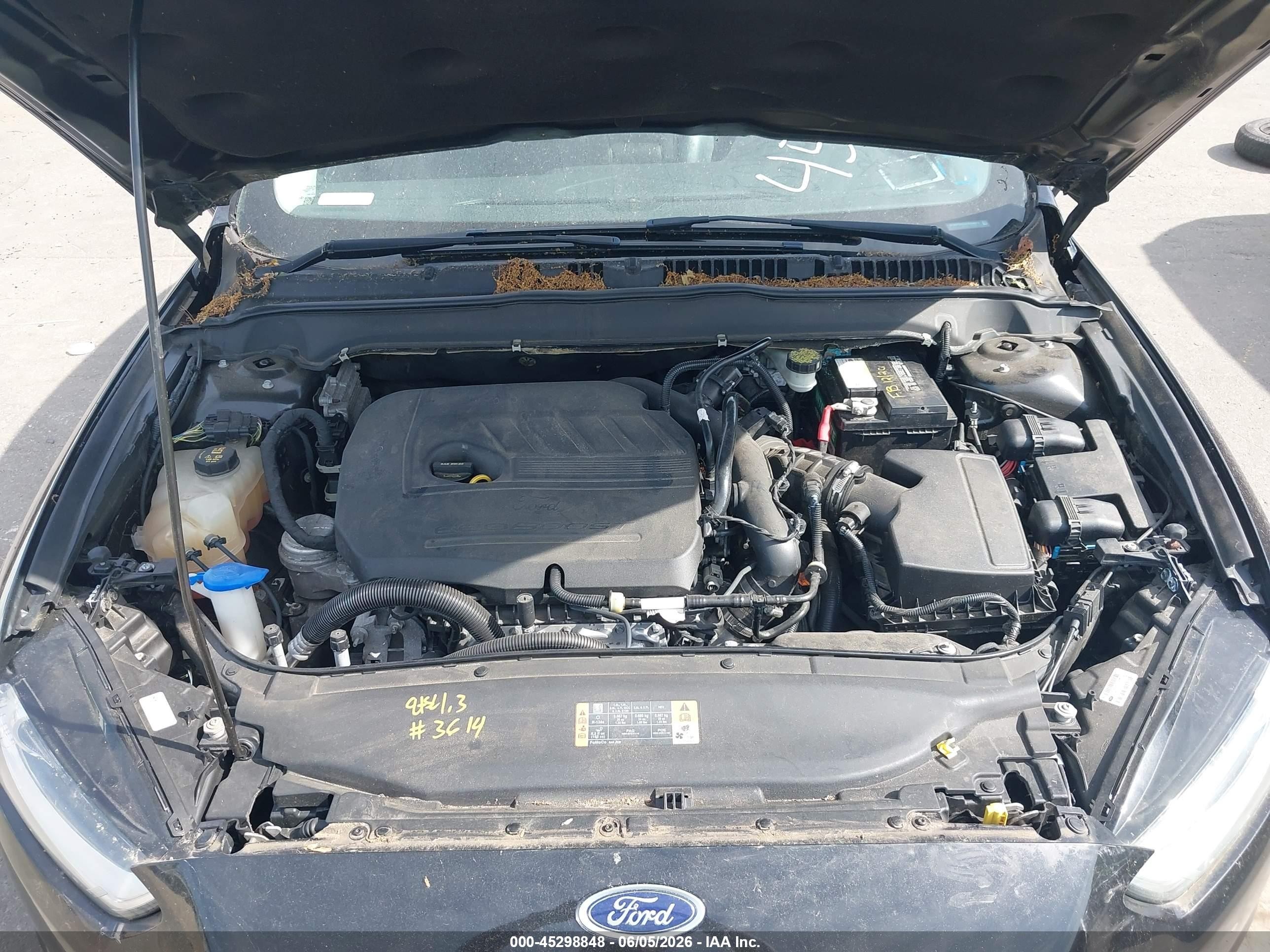 2014 Ford Fusion Se Black vin: 3FA6P0HD3ER334811