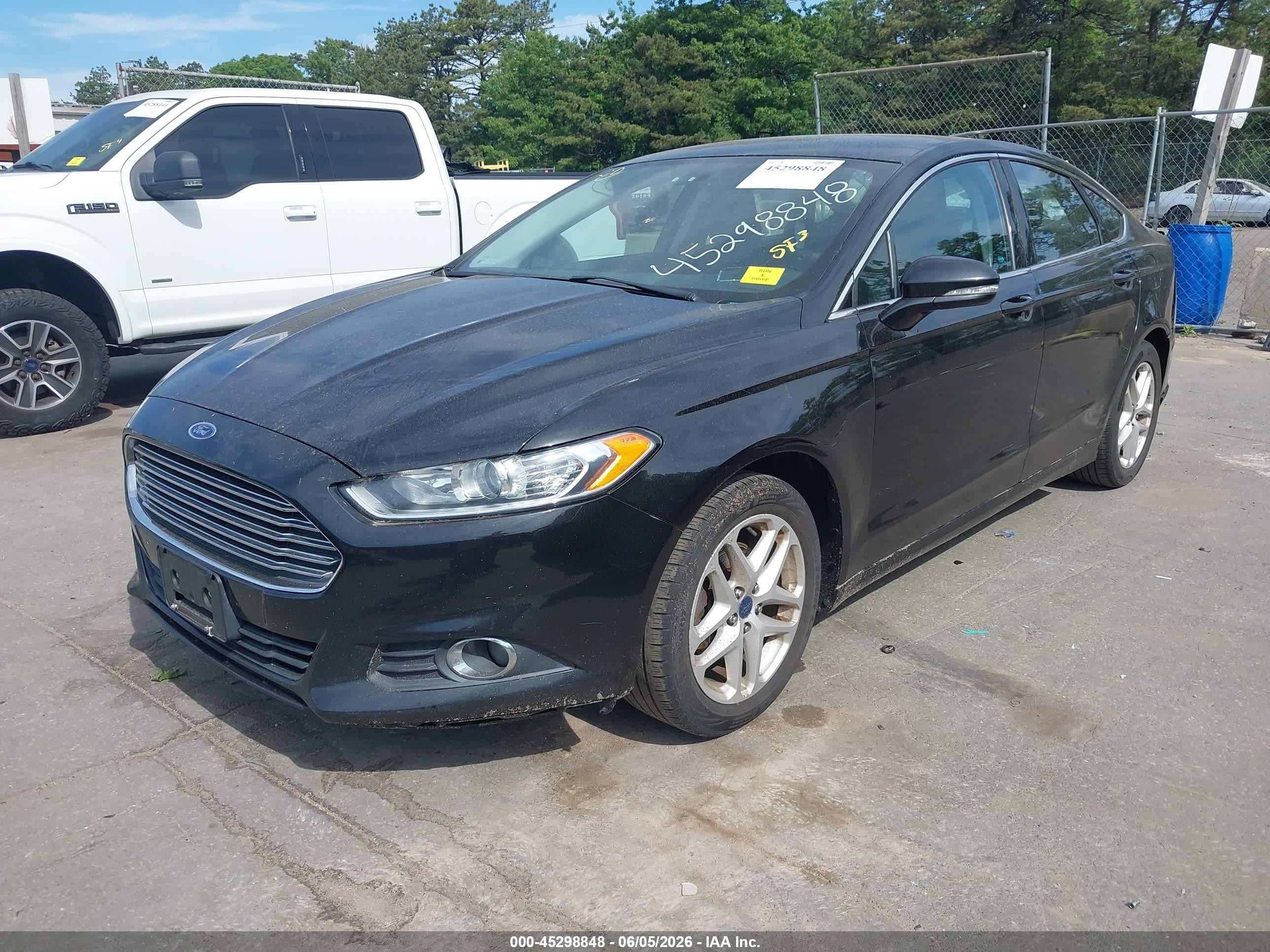 2014 Ford Fusion Se Black vin: 3FA6P0HD3ER334811