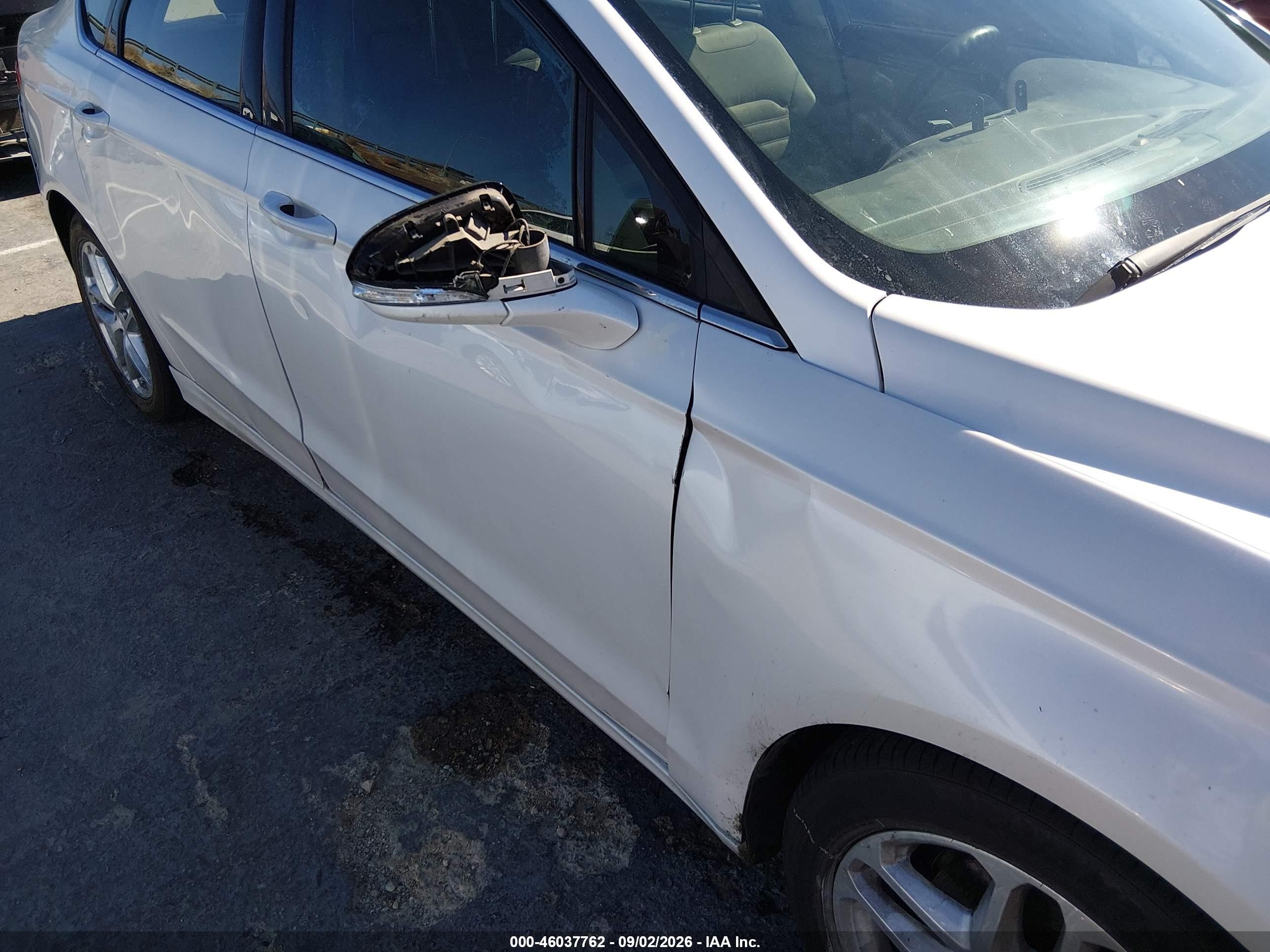 2014 Ford Fusion Se Белый vin: 3FA6P0HD3ER378839
