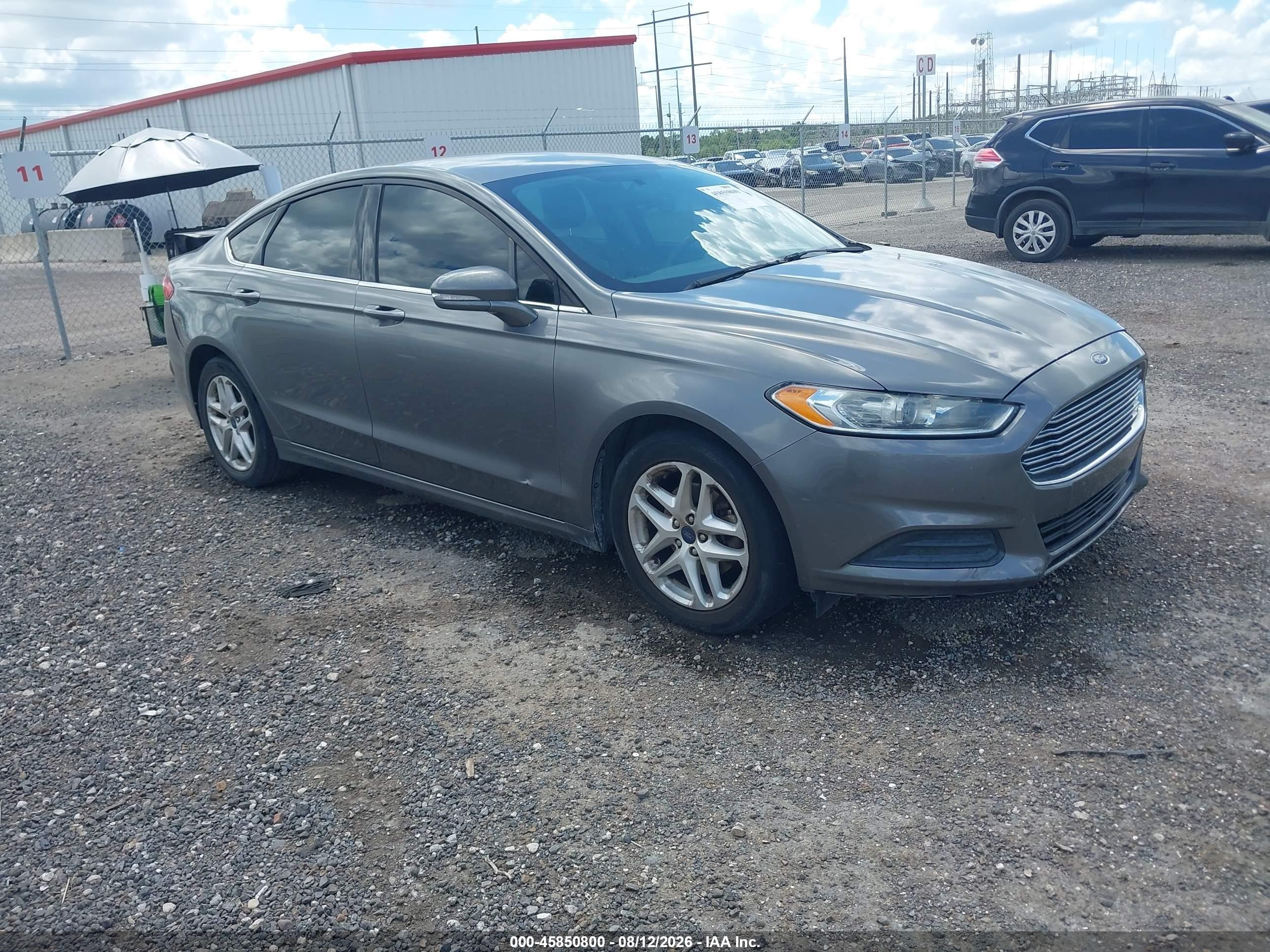 2014 Ford Fusion Se Gray vin: 3FA6P0HD3ER386391